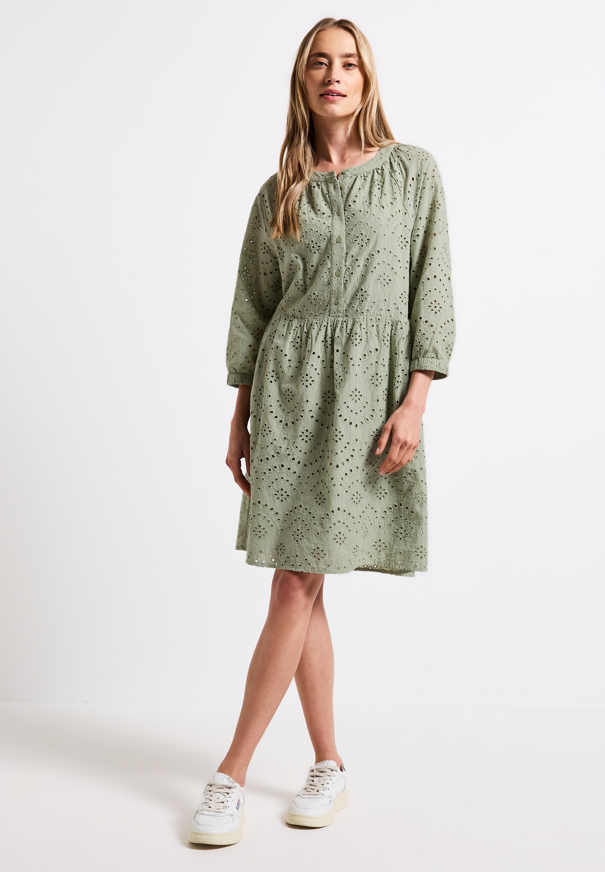 STREET ONE Tunikakleid Ohne Taschen mit Rundhalsausschnitt günstig online kaufen