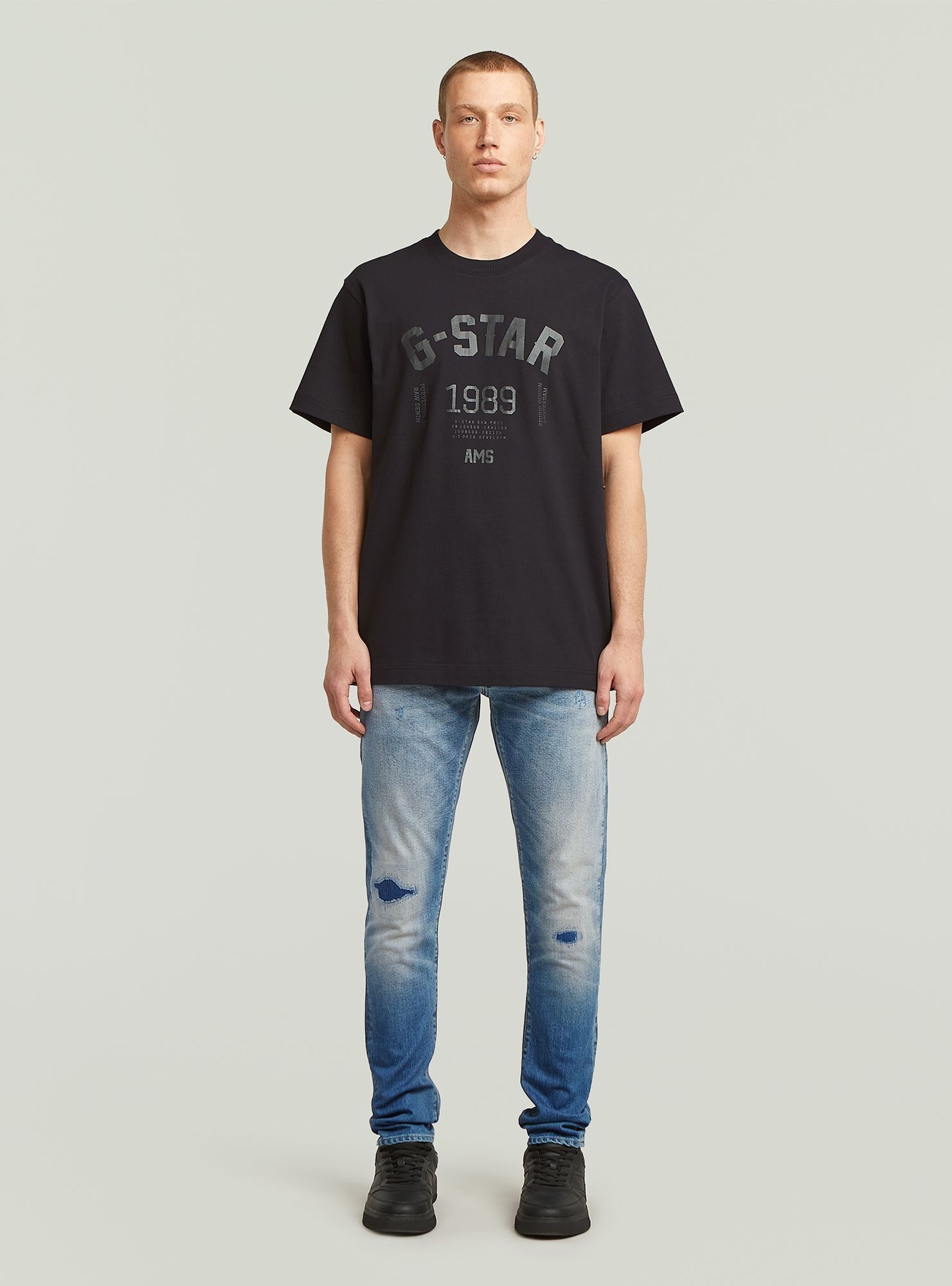 G-STAR T-Shirt "89 Back Graphic Loose T-Shirt" günstig online kaufen