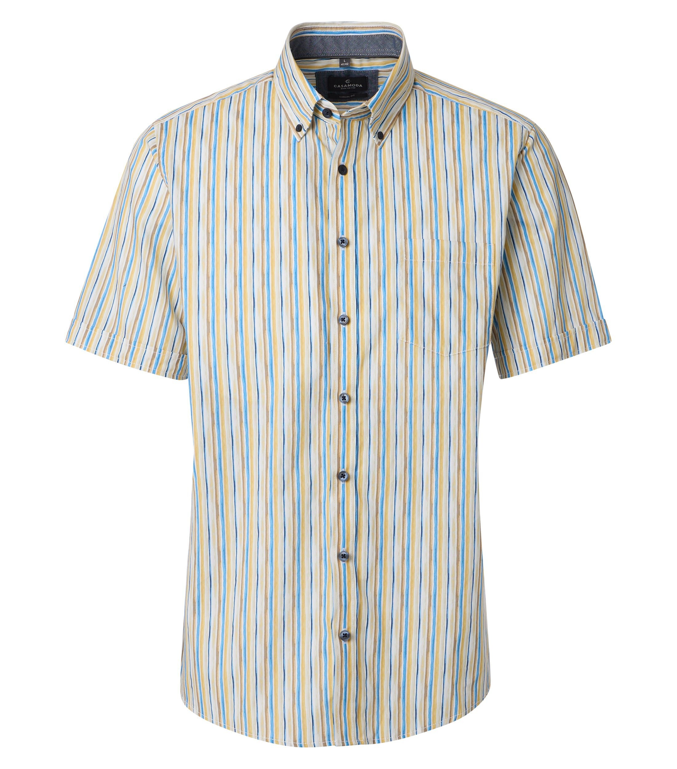 CASAMODA Langarmhemd "CASAMODA Freizeithemd Print" günstig online kaufen