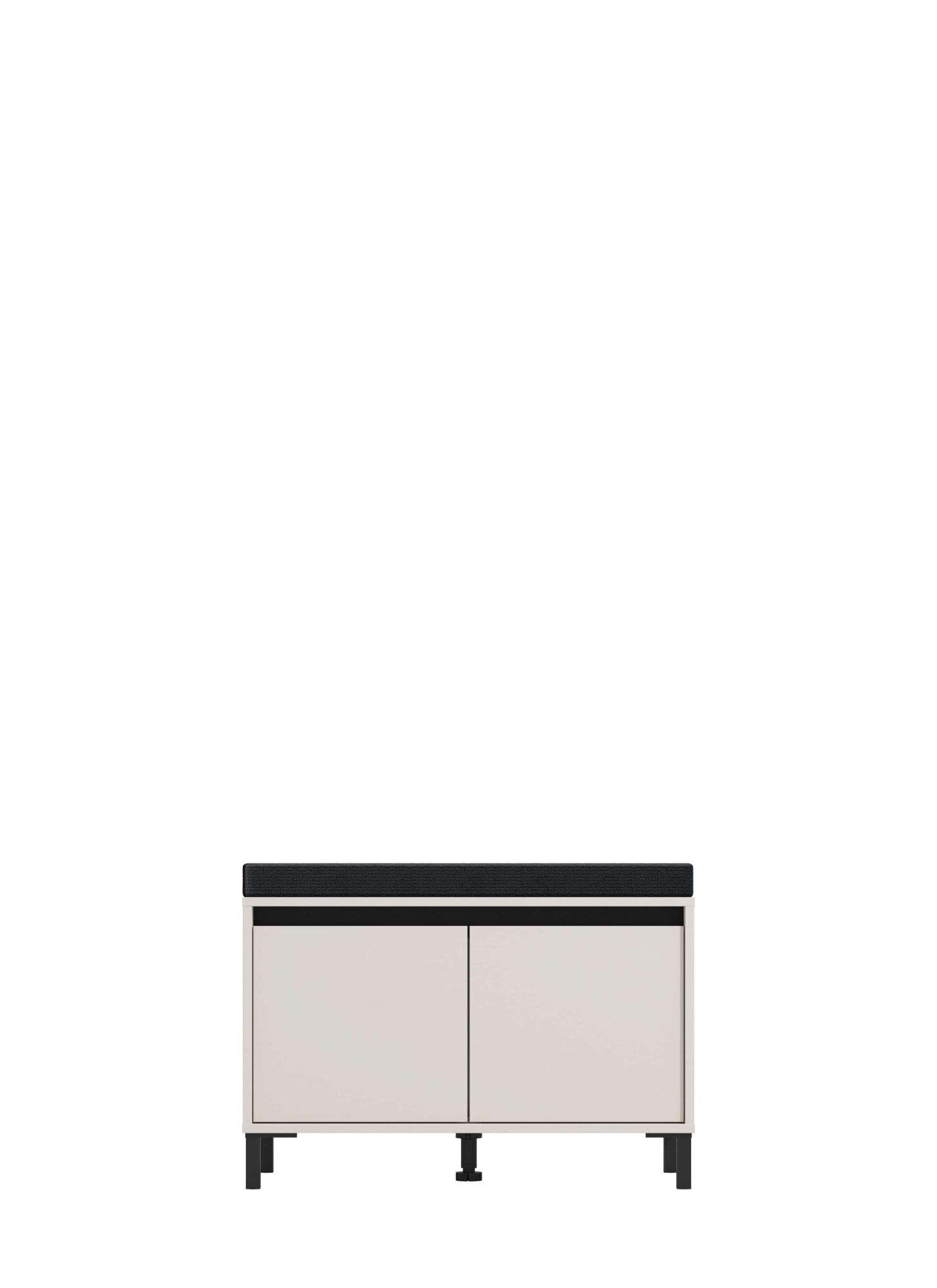 Home affaire Schuhbank »Arran, Schuhschrank, Schuhregal, Schuhtruhe, Schuhkommode, Sitzbank« mit abnehmbarem Sitzkissen, zwei Türen (dahinter zwei Fächer)