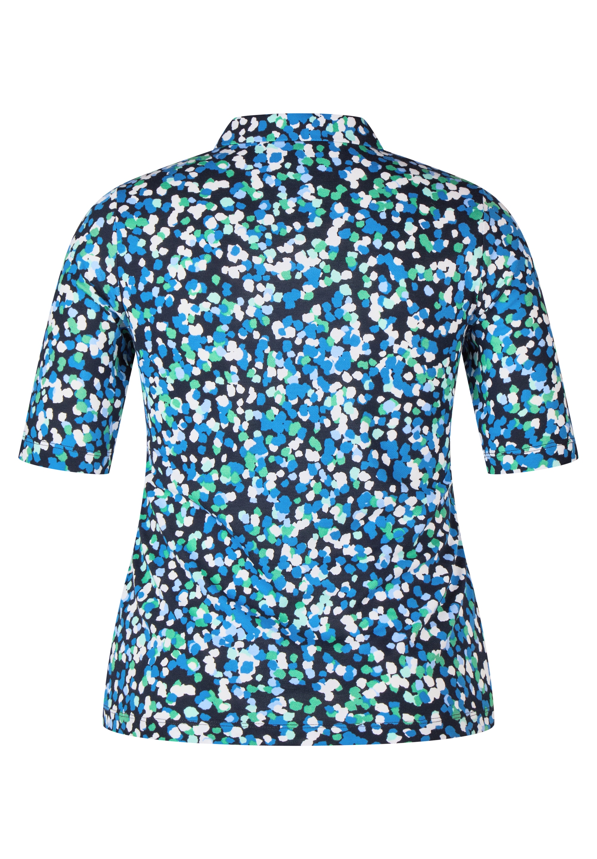 Rabe Print-Shirt »RABE Poloshirt mit Mosaikmuster«