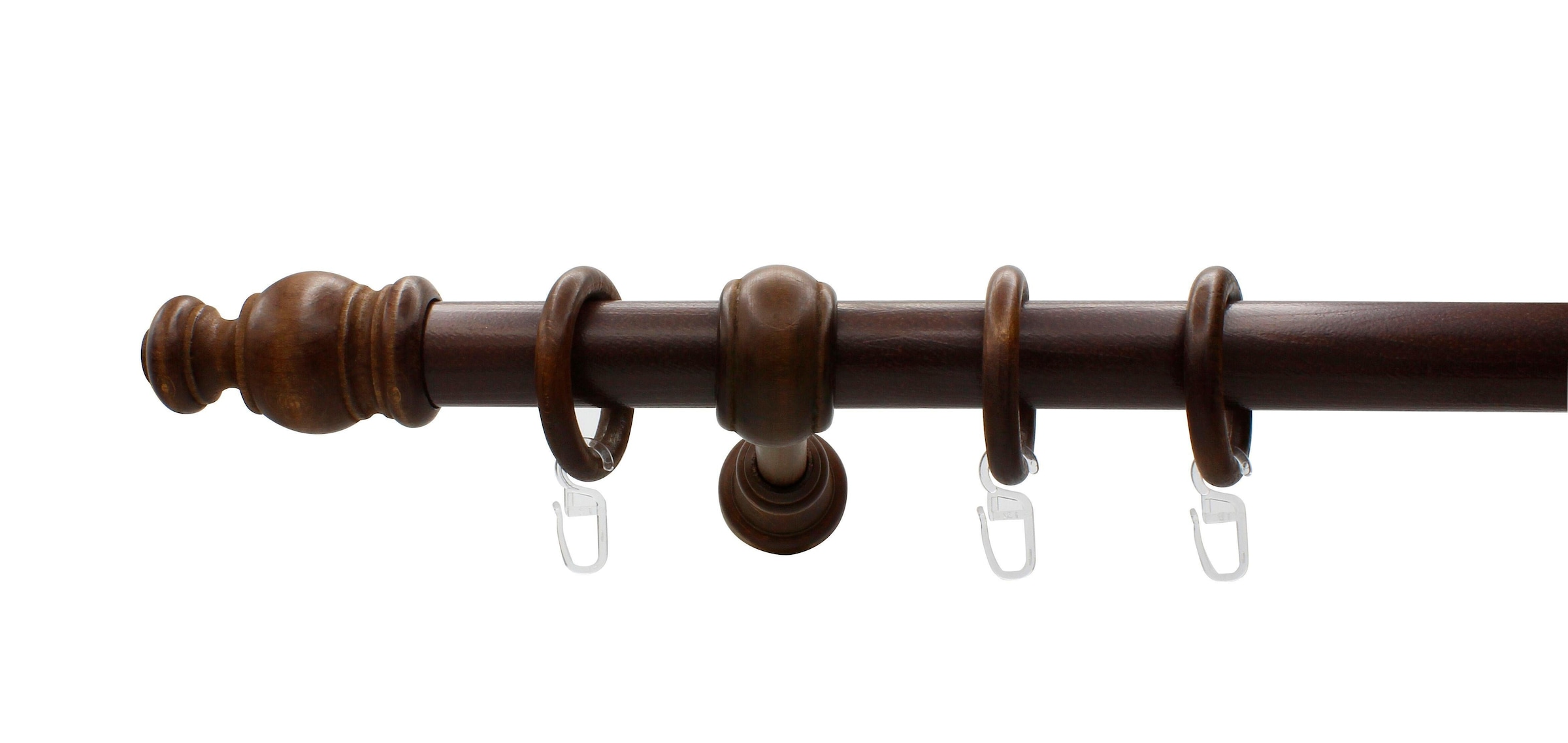 sunlines Gardinenstange "Holz 28 mini" Ø 28 mm 1 läufig-läufig Fixmaß Made günstig online kaufen