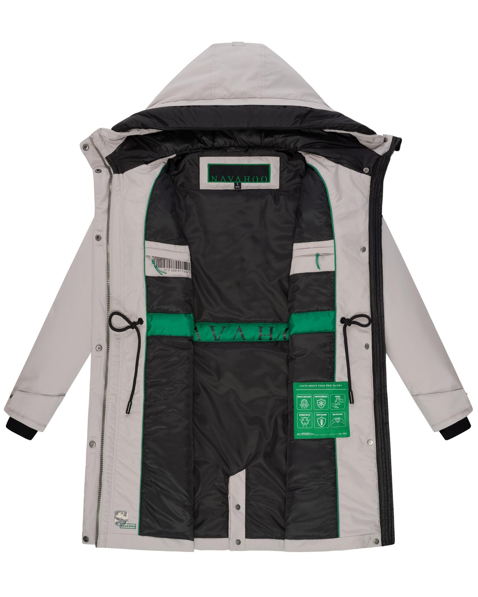 Navahoo Winterjacke »Eissturm 14«, mit Kapuze, Wasserabweisende Jacke mit Kapuze