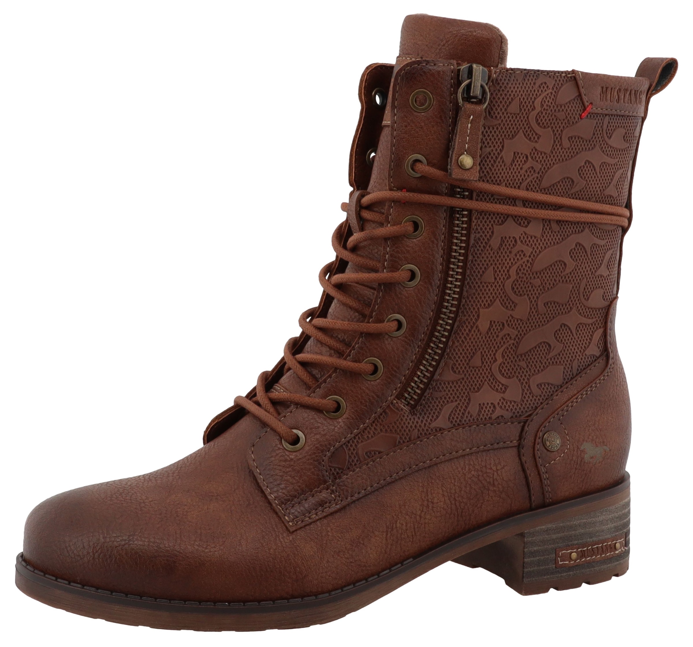 Mustang Shoes Winterstiefelette "Fabienne" Stiefelette, Winterboots mit War günstig online kaufen