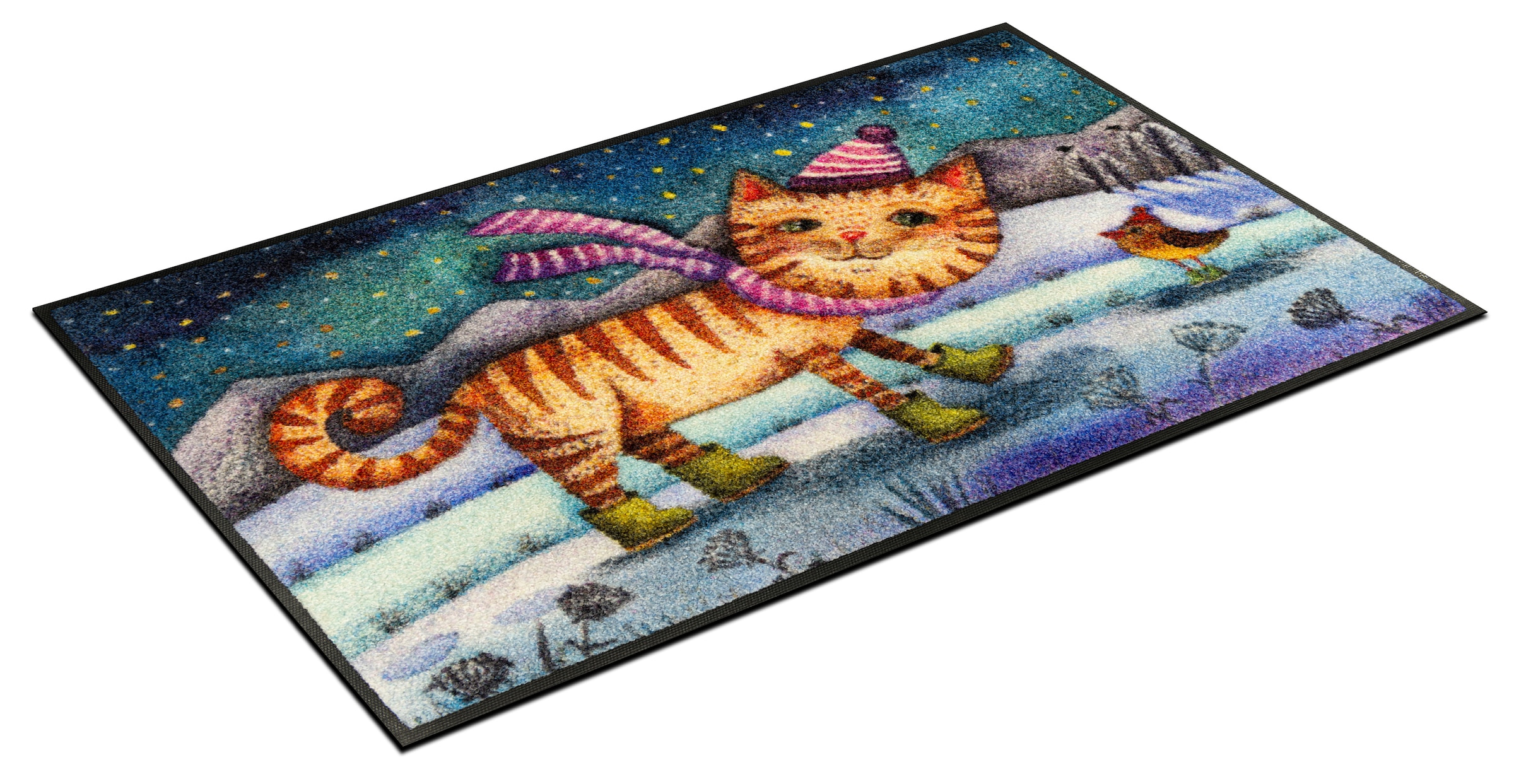 wash+dry by Kleen-Tex Fußmatte »Little Boots« rechteckig 7 mm Höhe waschbar und trocknergeeignet