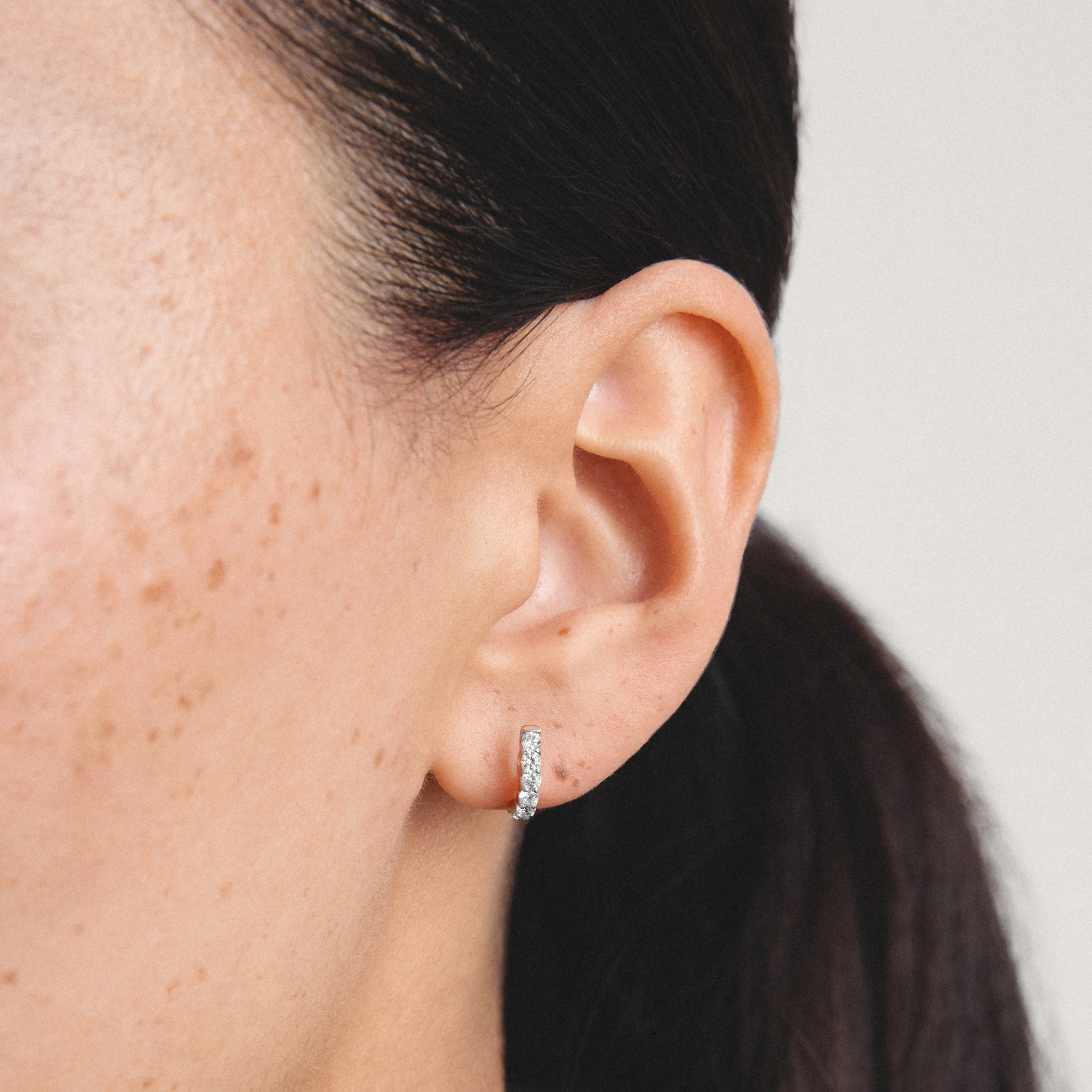 THOMAS SABO Paar Ohrstecker »gebogen mit Zirkonia« mit Zirkonia (synth.)