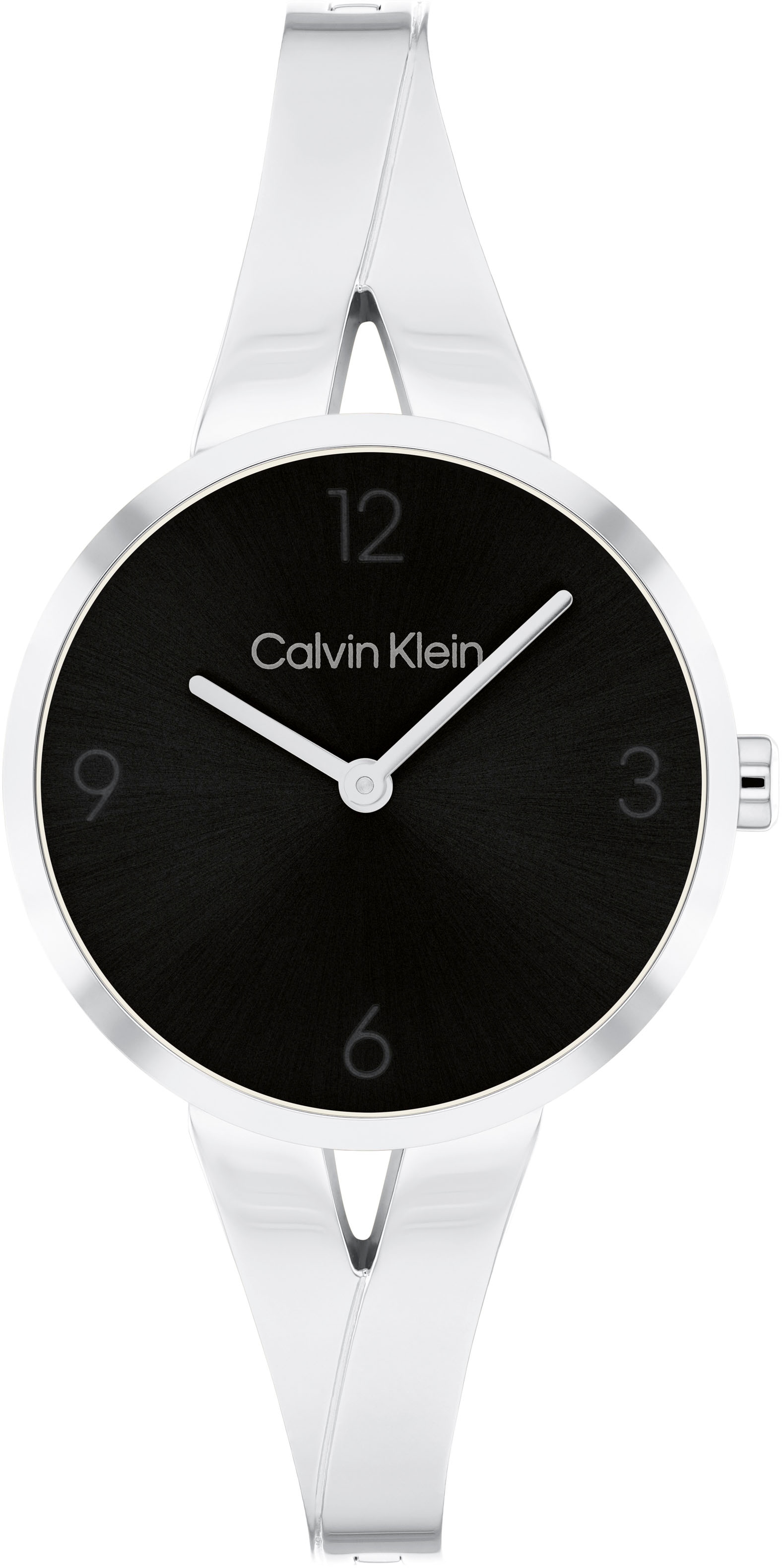 Calvin Klein Quarzuhr »SCULPTURAL«, Armbanduhr, Damenuhr, Mineralglas, Edelstahlarmband