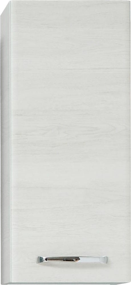 Saphir Hängeschrank »Quickset Wand-Badschrank 30 cm breit mit 1 Tür und 2 Glas-Einlegeböden«, Badezimmer-Hängeschrank inkl. Türdämpfer, Griffe in Chrom Glanz
