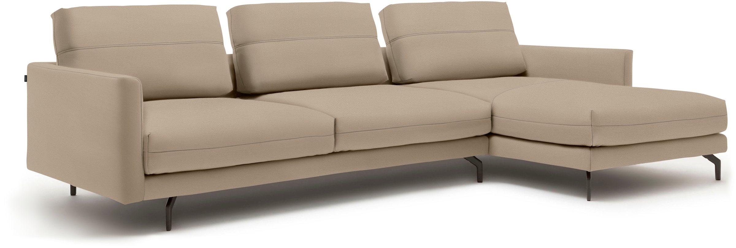 Creation BY ROLF BENZ Ecksofa »CR.414, Designecksofa, Polsterecke, L-Form«, wahlweise aus feinstem Rindsleder oder hochwertigem Chenille