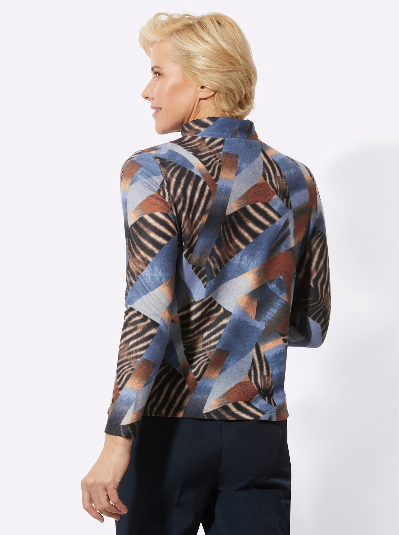 Classic Stehkragenshirt »Winter-Shirt«, (1 tlg.)
