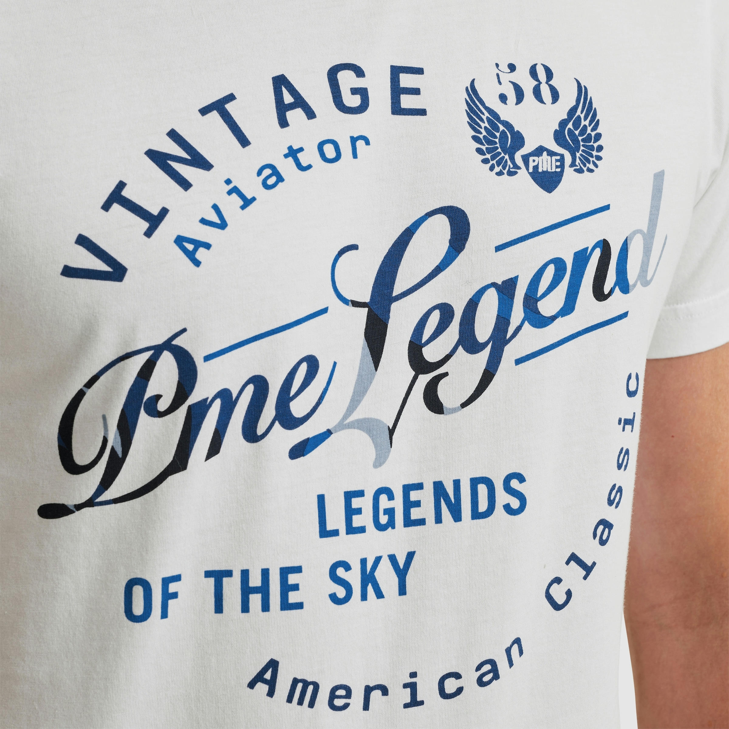 PME LEGEND T-Shirt »Short sleeve r-neck single jersey play«, mit Logo Print