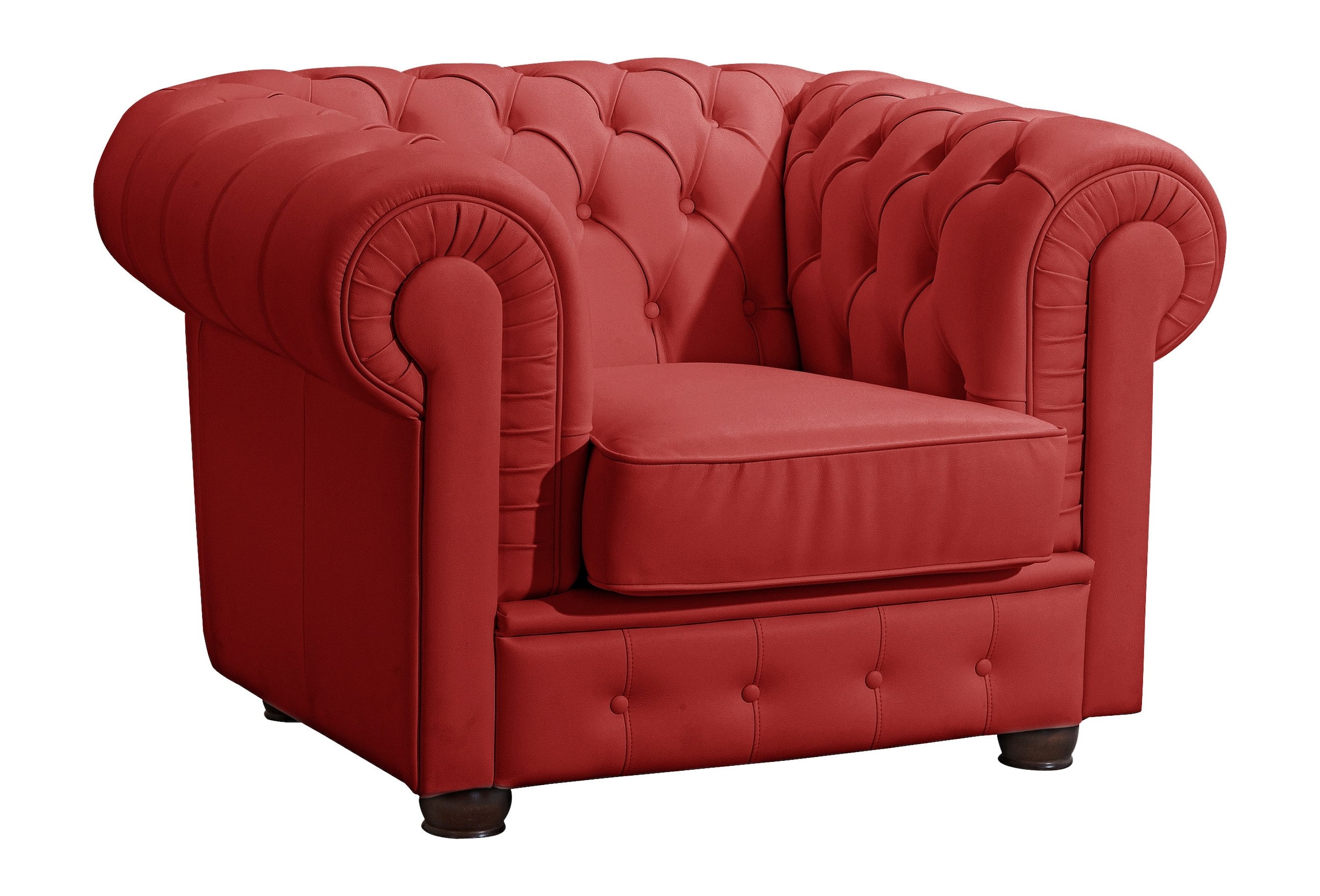 Max Winzer Chesterfield-Sessel "Windsor, Loungesessel", mit edler Knopfheftung