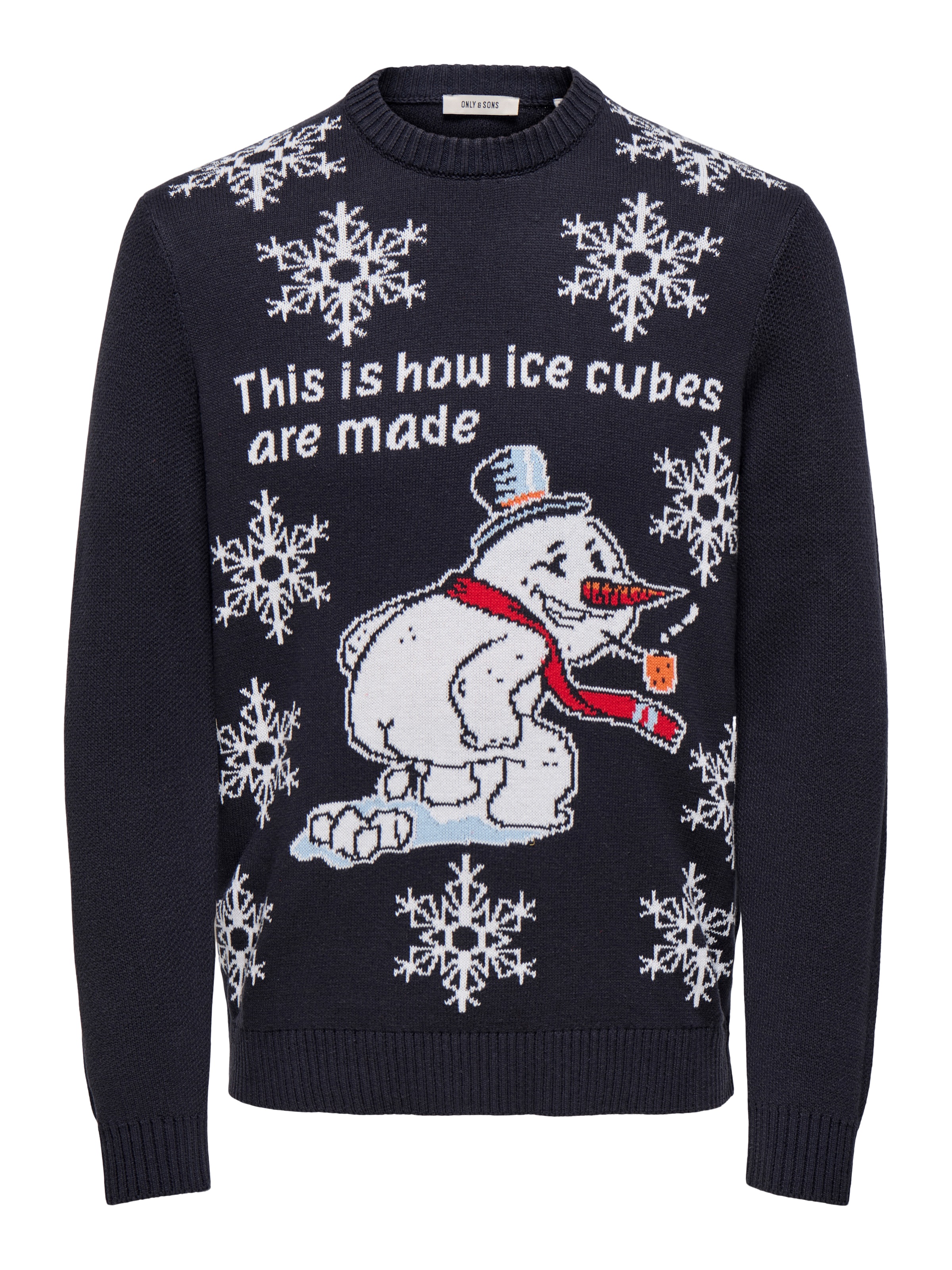 ONLY & SONS Rundhalspullover "ONSX-MAX SNOW REG CREW KNIT" günstig online kaufen