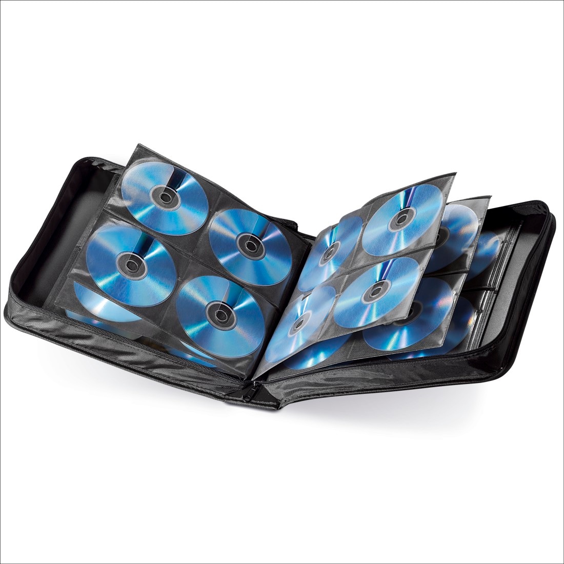 Hama CD-Hülle »CD-/DVD-/Blu-ray Tasche, Schwarz, für max. 160 Discs«