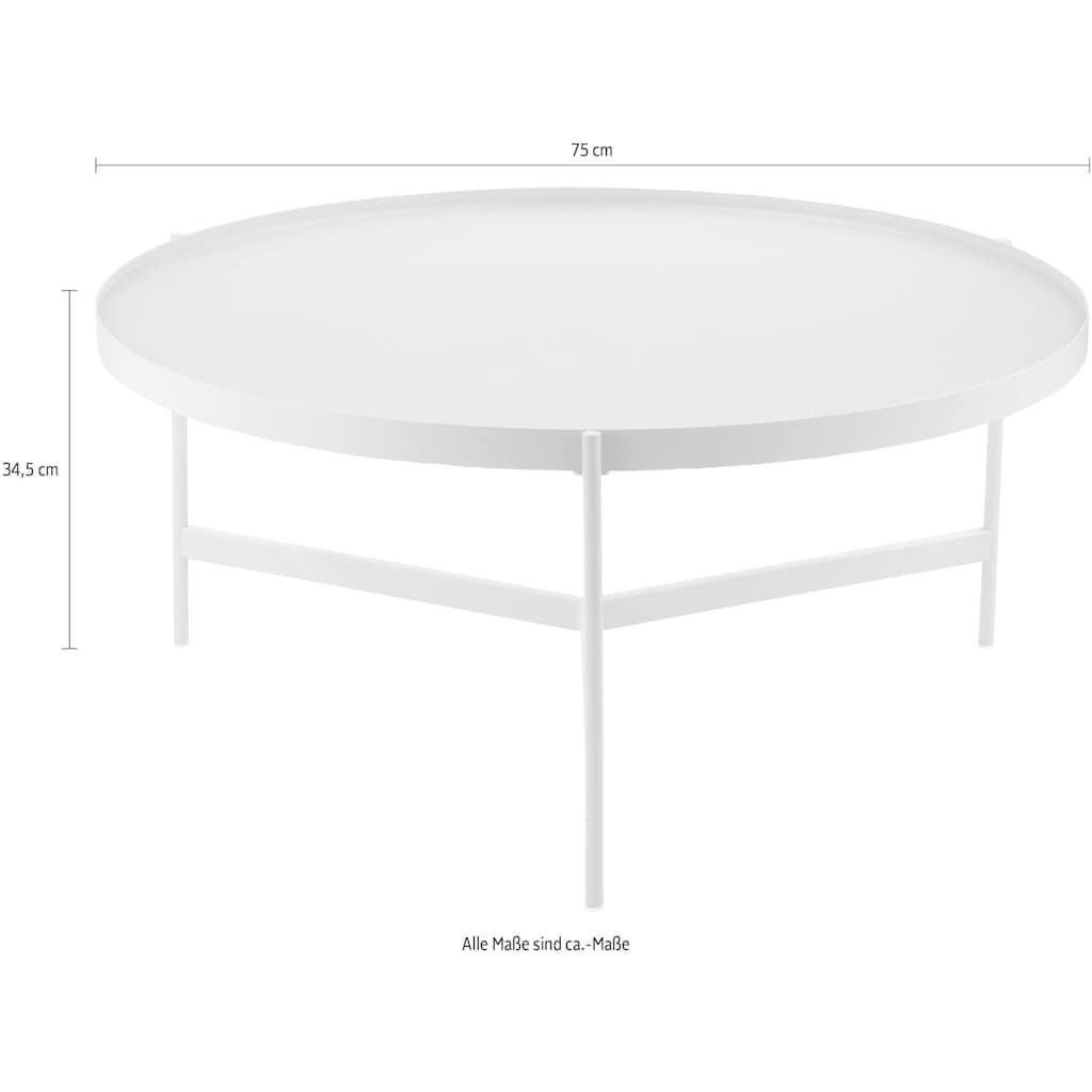 COUCH♥ Couchtisch »Three Sisters«, aus Metall mit Tischplatte aus Glas, COUCH Lieblingsstücke