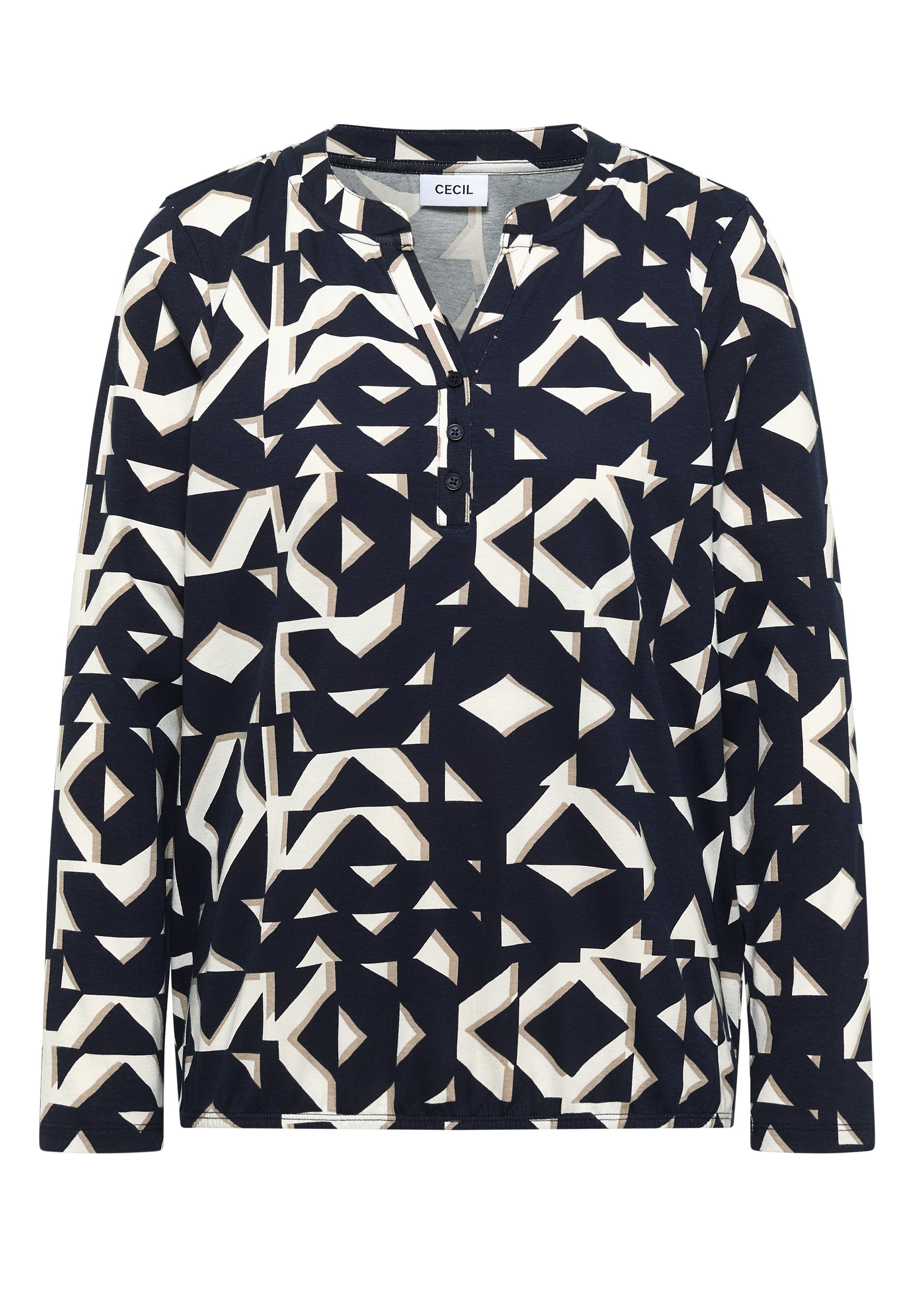 Cecil Langarmshirt mit grafischem Muster