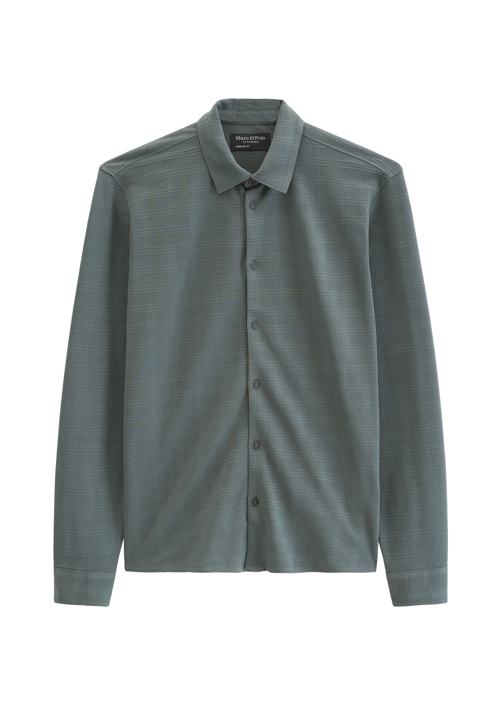 Marc O'Polo Blusenshirt »im strukturierten Karo-Jacquard«