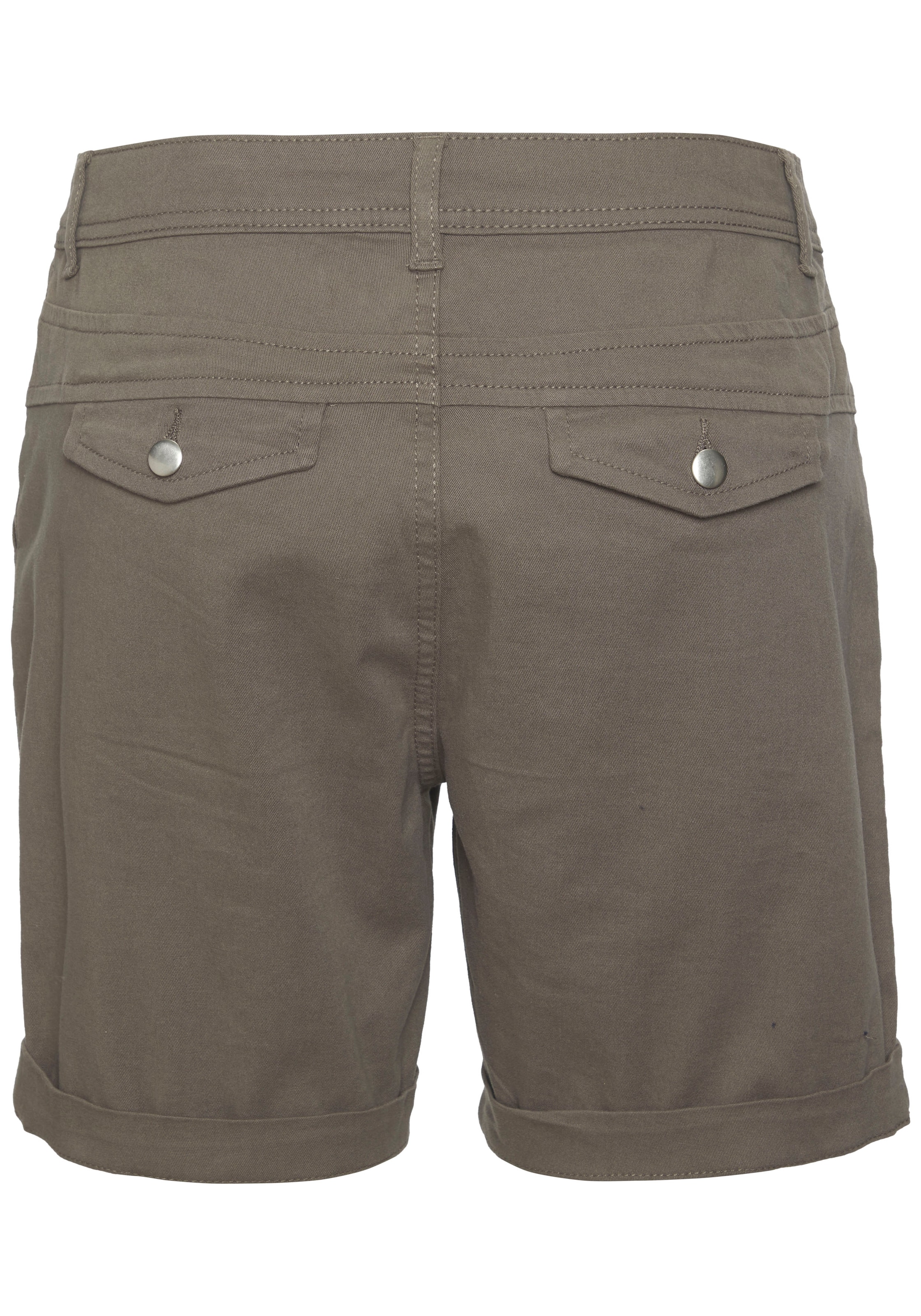 LASCANA Bermudas, zum Krempeln, aus elastischer Baumwolle, kurze Hose, Shorts