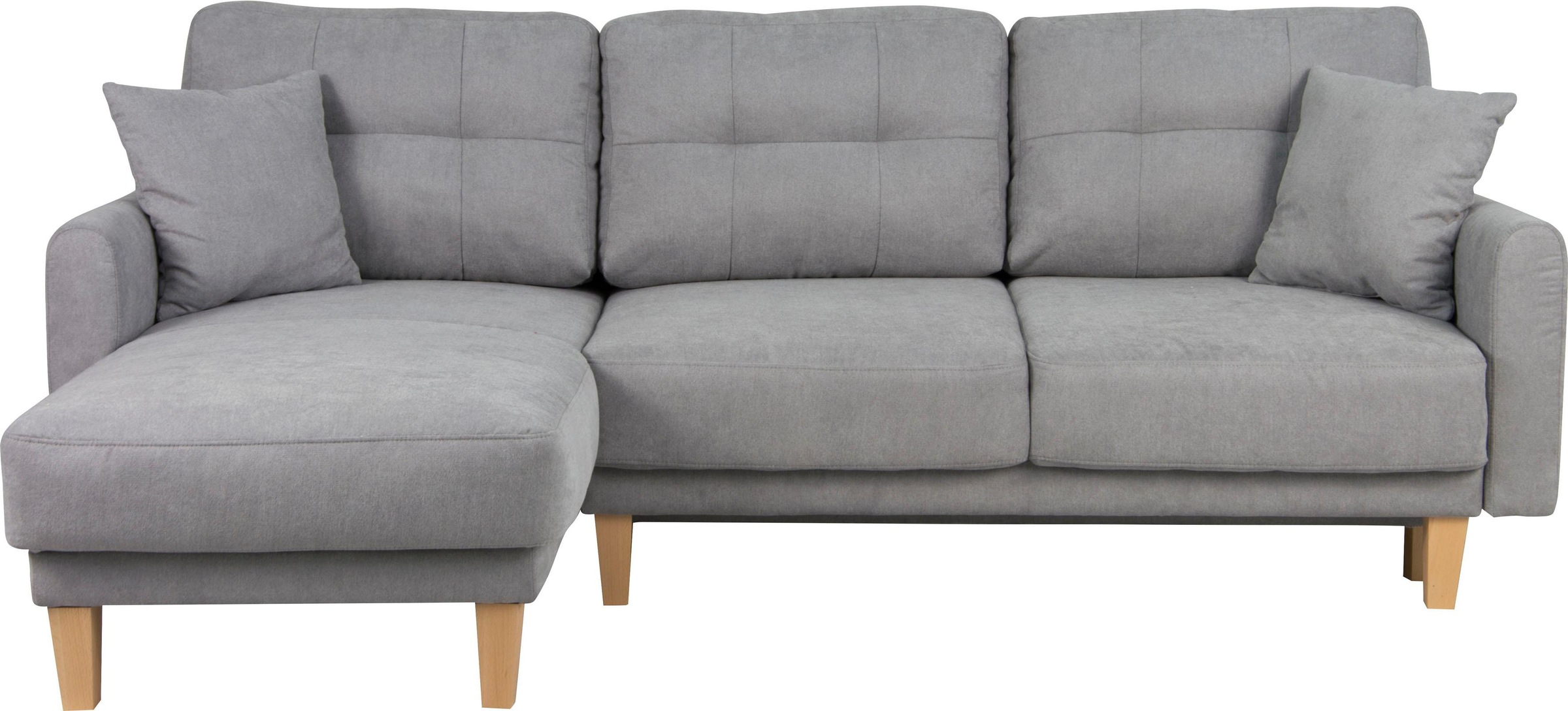 Home affaire Ecksofa »TRIPLO optionale Schlafsofa mit Bettkasten, Maße B/T/H: 234/164/89 cm«, L-Form wahlweise mit Bettfunktion - Liegefläche 132x210 cm