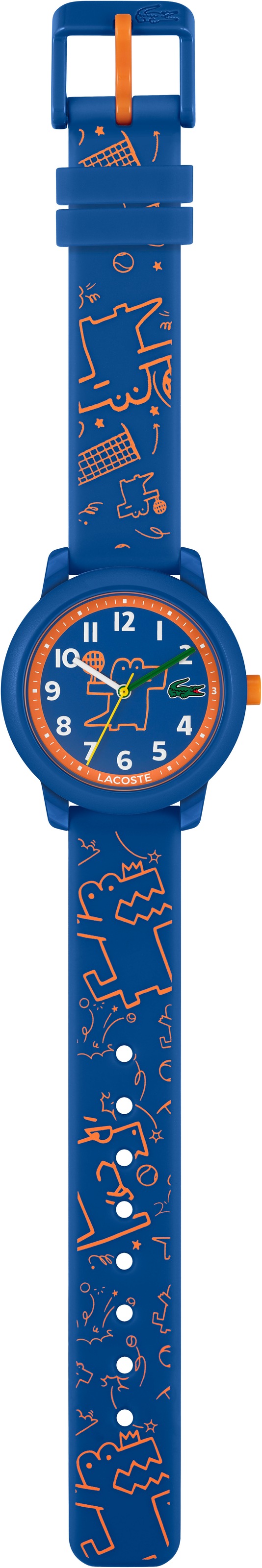 Lacoste Quarzuhr »LACOSTE.12.12 KIDS«, Armbanduhr, Kinderuhr, Silikonarmband, Geschenkidee