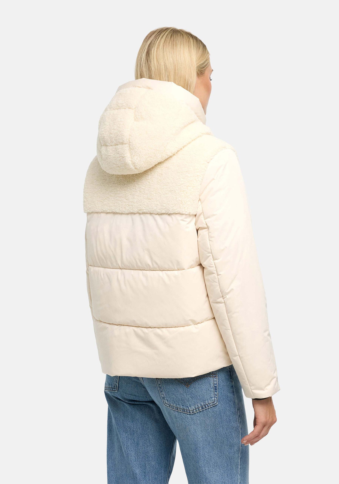 Marikoo Winterjacke »Elidee« mit Kapuze Winterjacke mit Kapuze und praktischen Reißverschlusstaschen