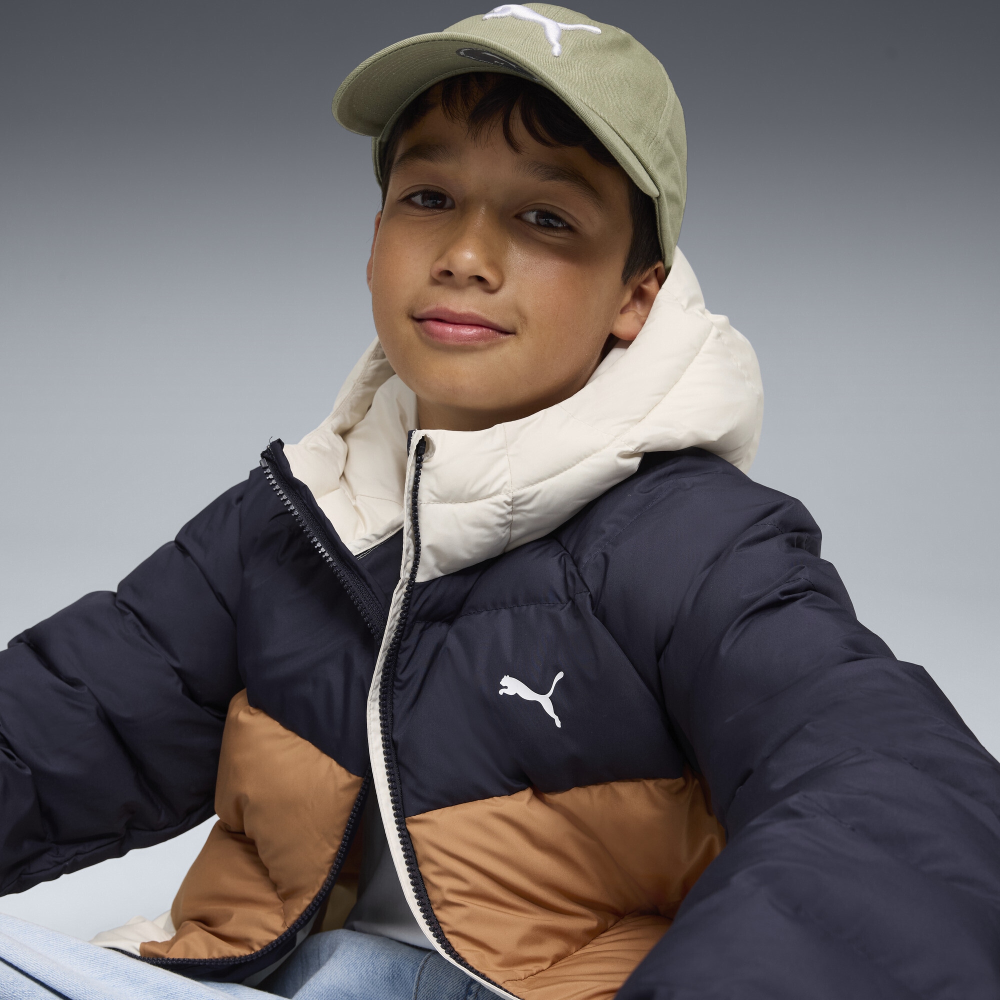 PUMA Winterjacke »Pufferjacke mit Kapuze Jugendliche«