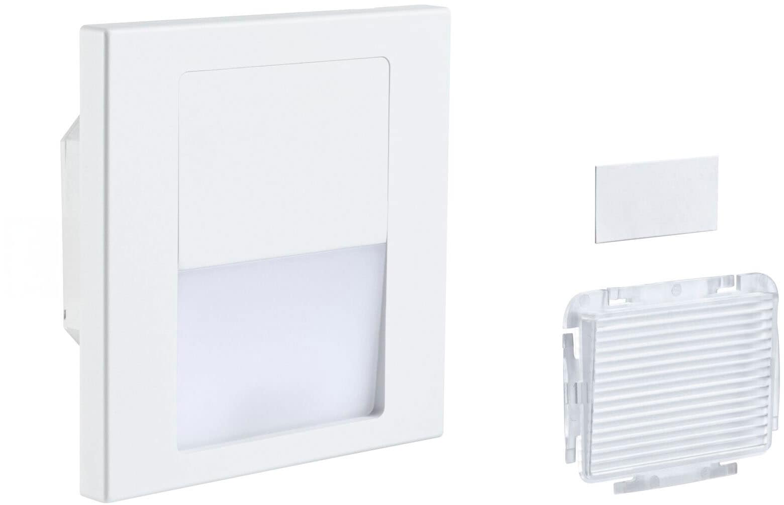 Paulmann LED Einbauleuchte »LED Wandeinbauleuchte Tsaro eckig 80x36mm«, 1 flammig
