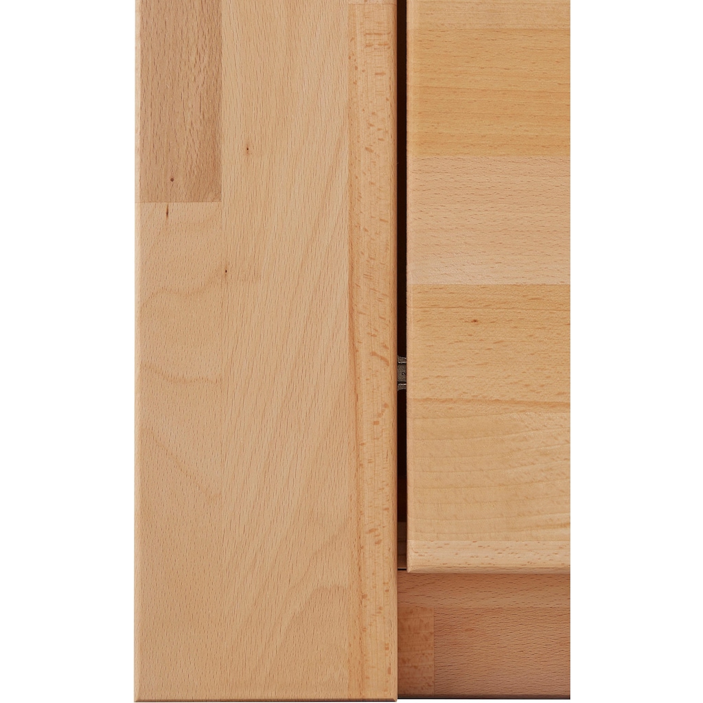 Wohnen Kommoden & Sideboards Woltra Sideboard »Kolding«, Breite 140 cm mit 2 Glastüren 
