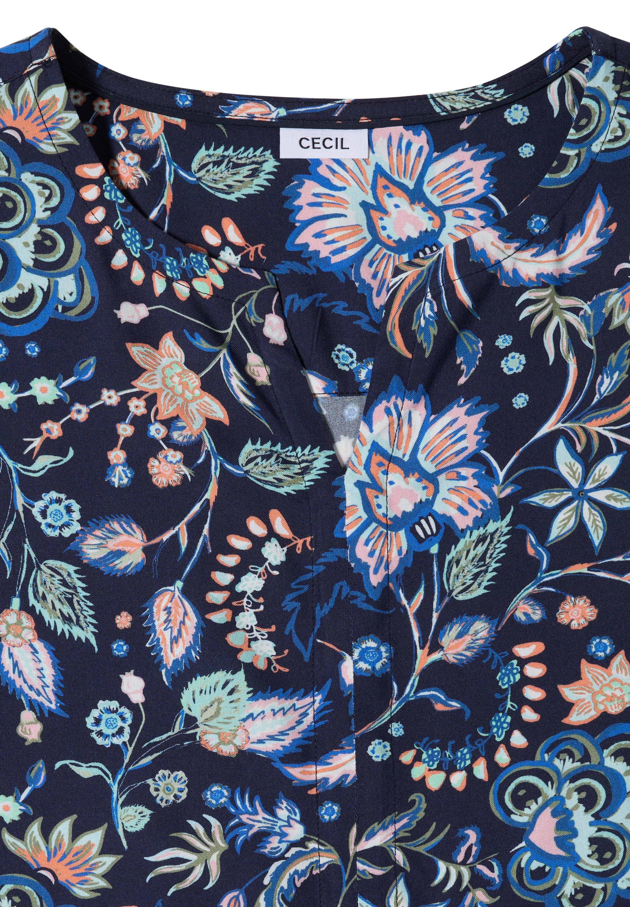 Cecil Midikleid Ohne Taschen mit allover Print