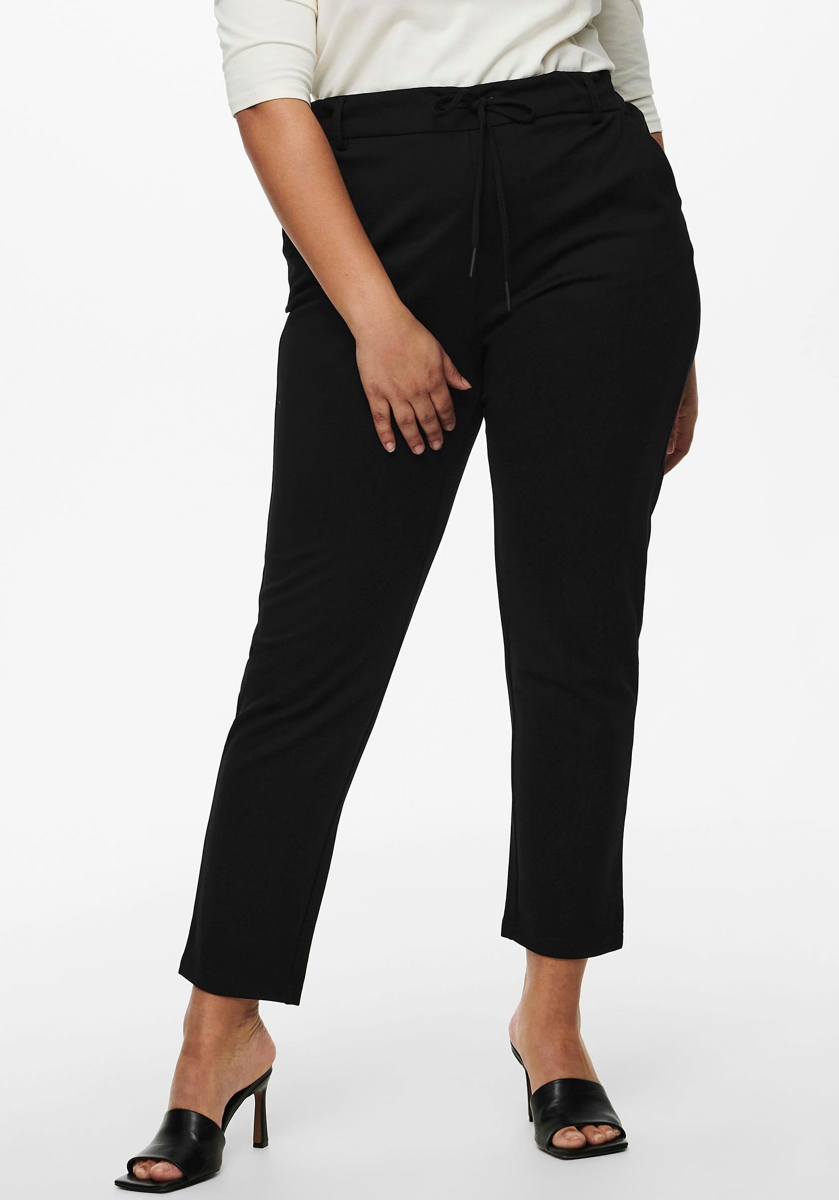 ONLY CARMAKOMA 1100000002199 "CARGOLDTRASH LIFE CLASSIC PANT NOOS" Viskosemischung, regular fit