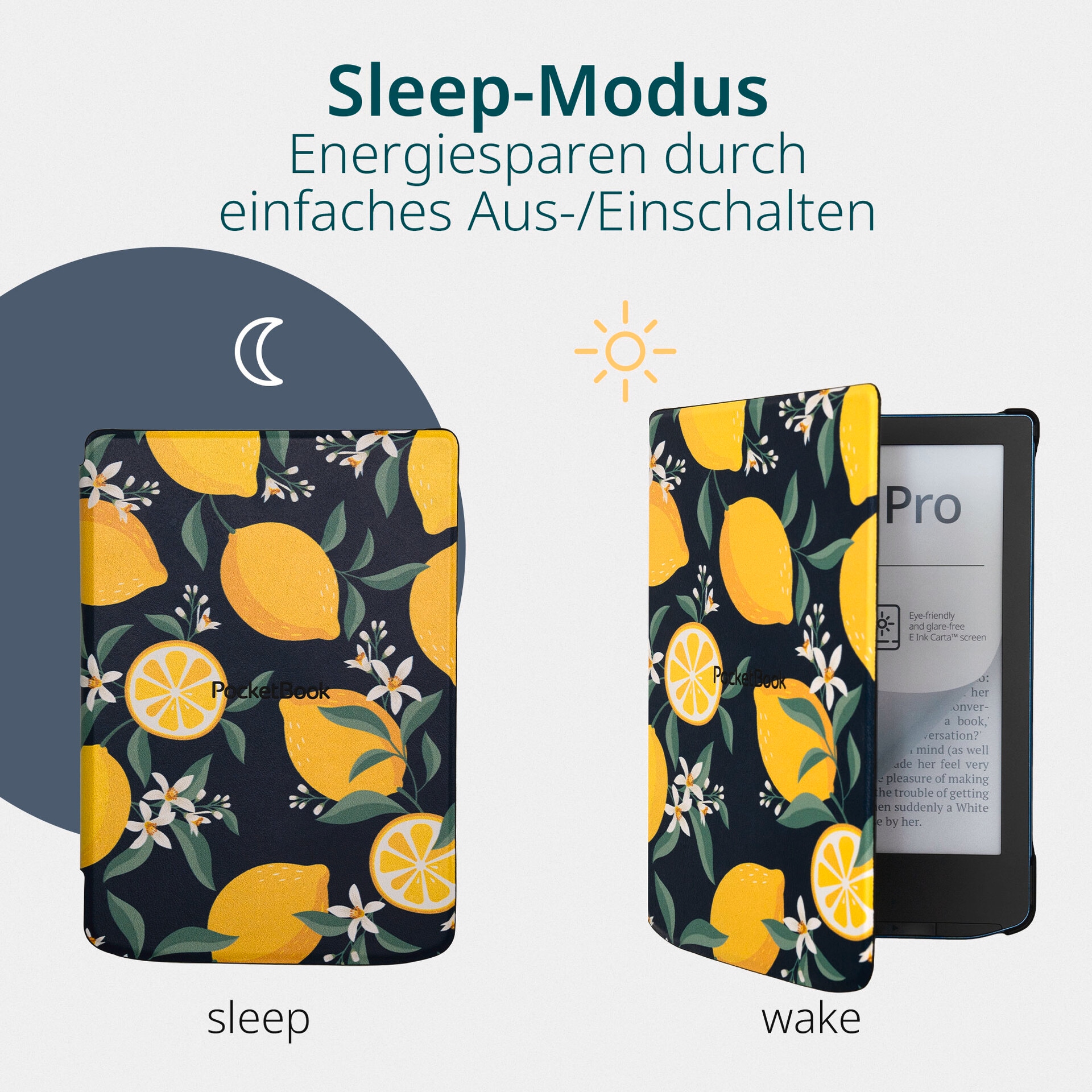 PocketBook E-Reader-Hülle »Shell Cover 6 für Verse, Verse Pro & Verse Pro Color«, 15,2 cm (6 Zoll), Backcover, Schutzhülle, Book Cover, Case, Schutzcase, stoßfest