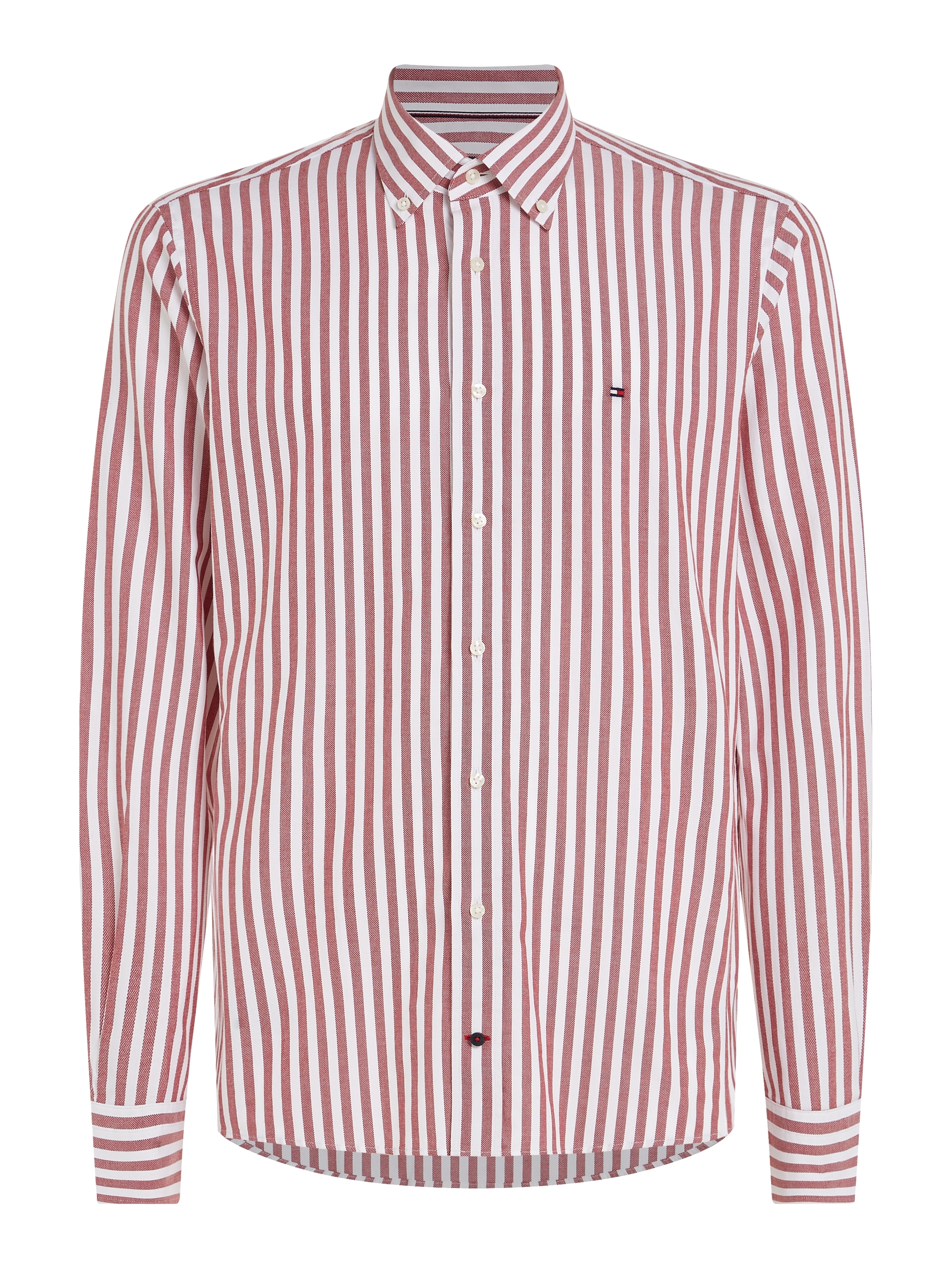 Tommy Hilfiger TAILORED Langarmhemd »CL-W ROYAL OXF STRIPE RF SHIRT«, mit Button-down-Kragen