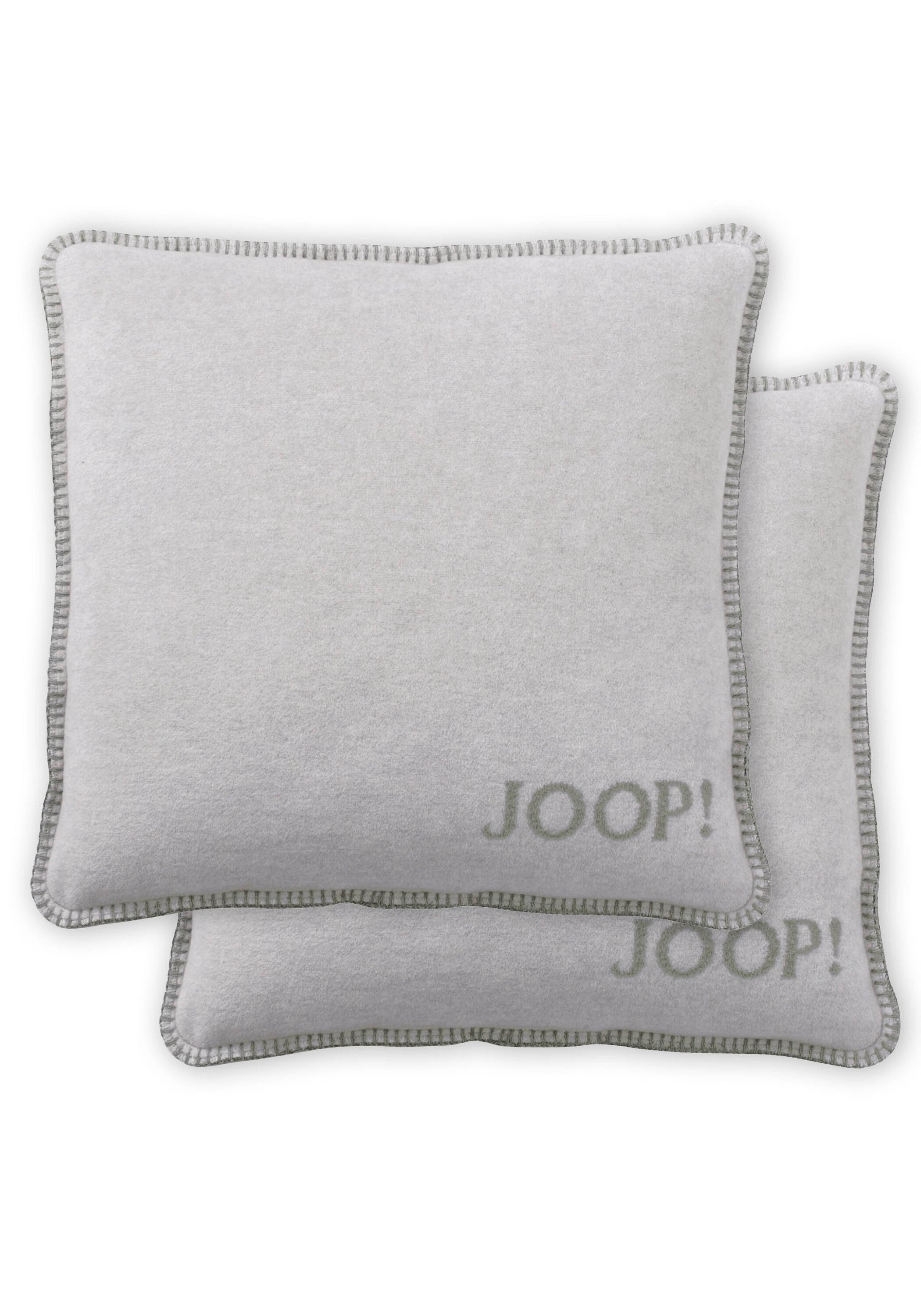 Dekokissen JOOP, B:50cm, grün, Obermaterial: 58% Baumwolle CO. 35% Polyacryl PAN. 7% Polyester PES., Dekokissen_Sitzkissen_Kissenhüllen, "Kissenhülle