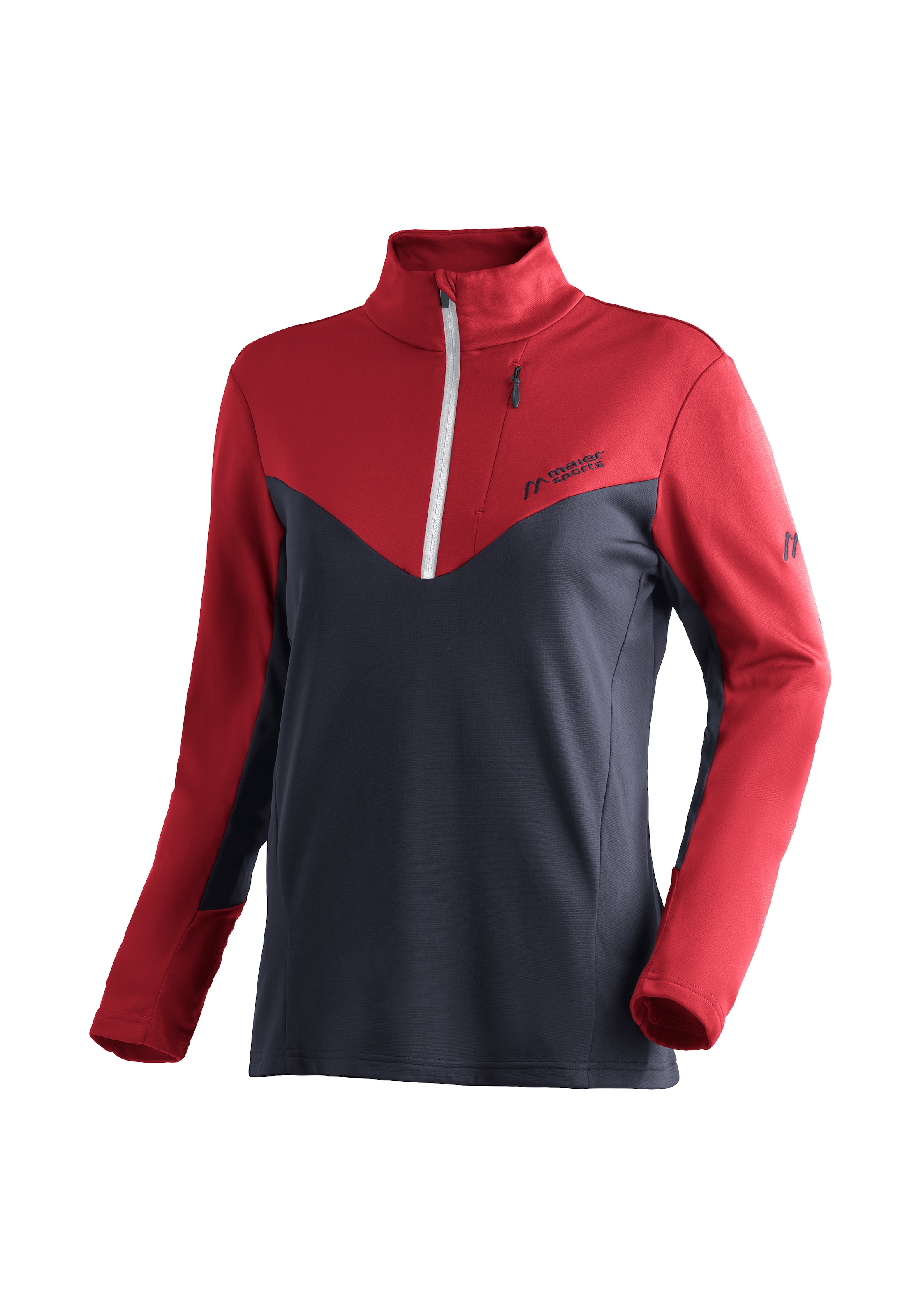 Maier Sports Rollkragenpullover "Evii", Damen Midlayer, warmes und schnelltrocknendes Fleece