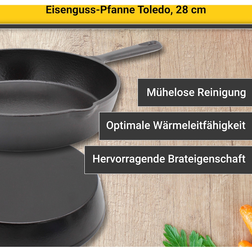 Krüger Bratpfanne »Toledo«, Gusseisen