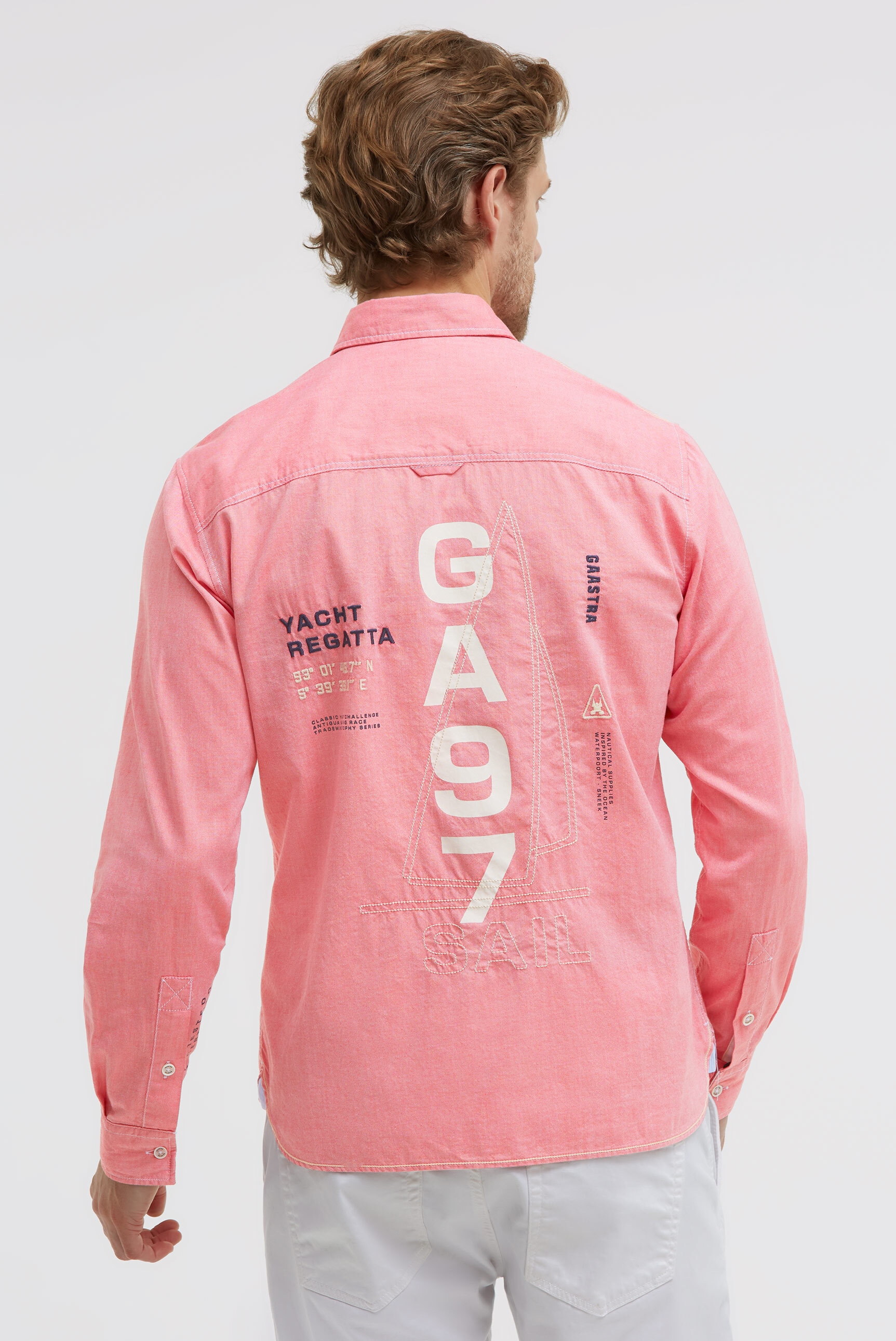 Gaastra Langarmhemd mit reflektierenden Tapes