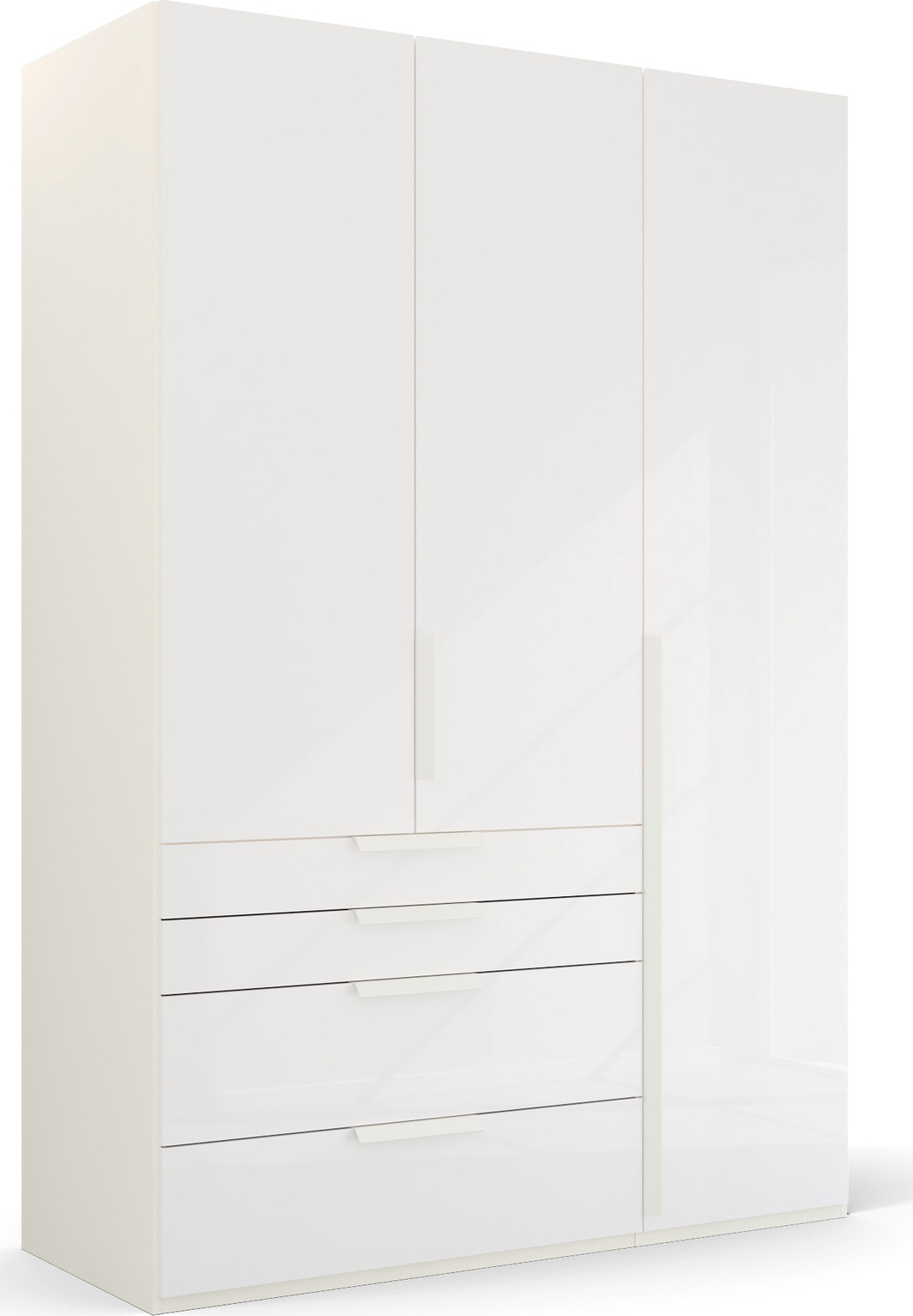 rauch Drehtürenschrank "Kleiderschrank Schrank Garderobe Wäscheschrank PURISMA Glasfront" in den Breiten 151/201/251/301 cm, inkl. SOFT-CLOSE-FUNKTION, mit Schubladen und umfangreichem Zubehör MADE IN GERMANY