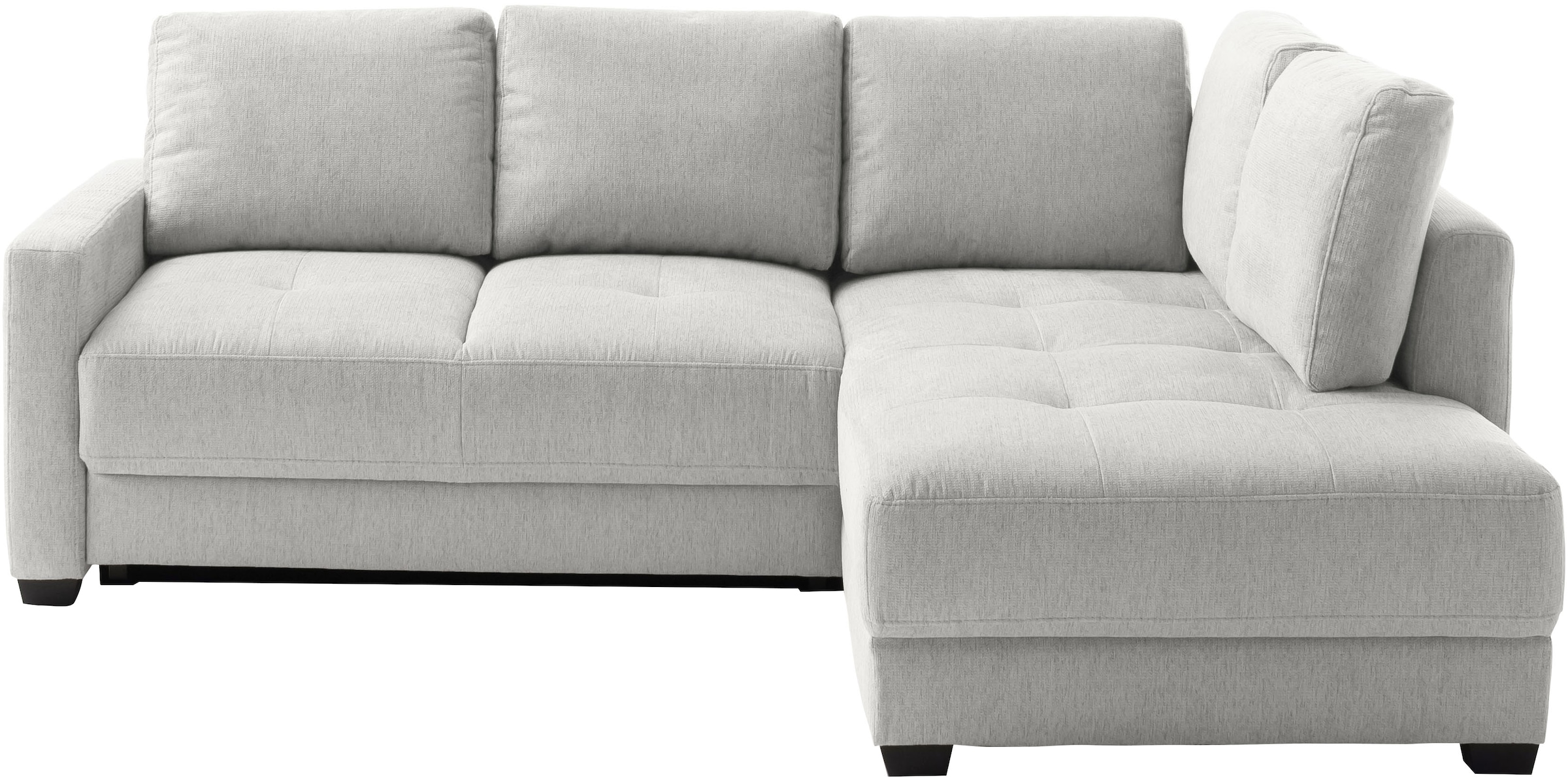 Mr. Couch Ecksofa »Pierre, L-Form mit BoxSpring«, Mit Boxpring-Taschenfederkern
