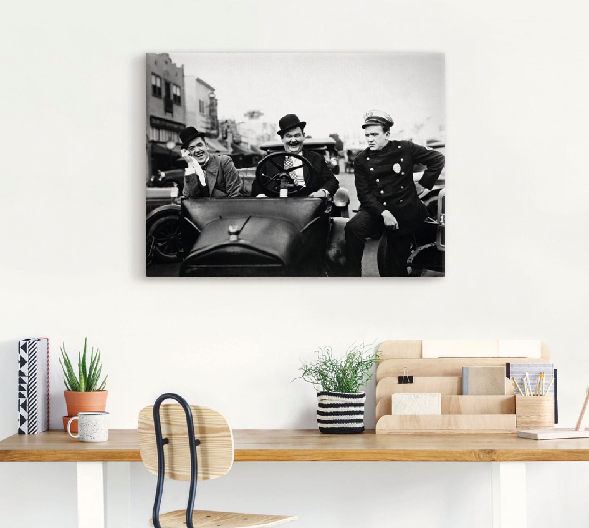 Artland Wandbild »Dick und Doof II«, Film, (1 St.), als Leinwandbild, Poster, Wandaufkleber in verschied. Größen