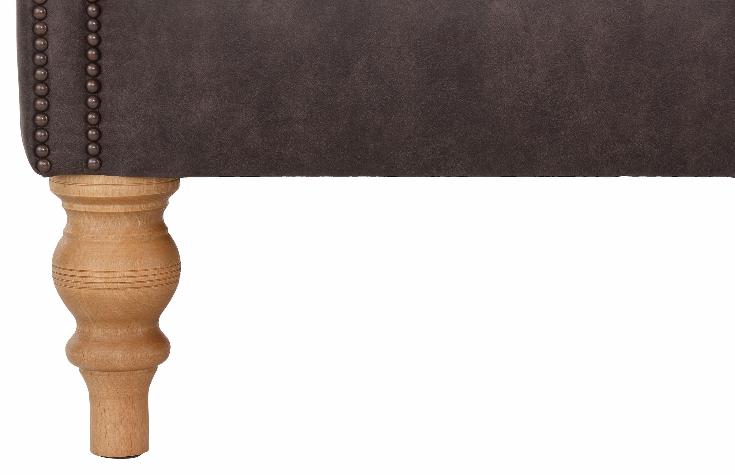 Home affaire Chesterfield-Sofa »Lord«, mit echter Chesterfield-Knopfheftung und Ziernägeln