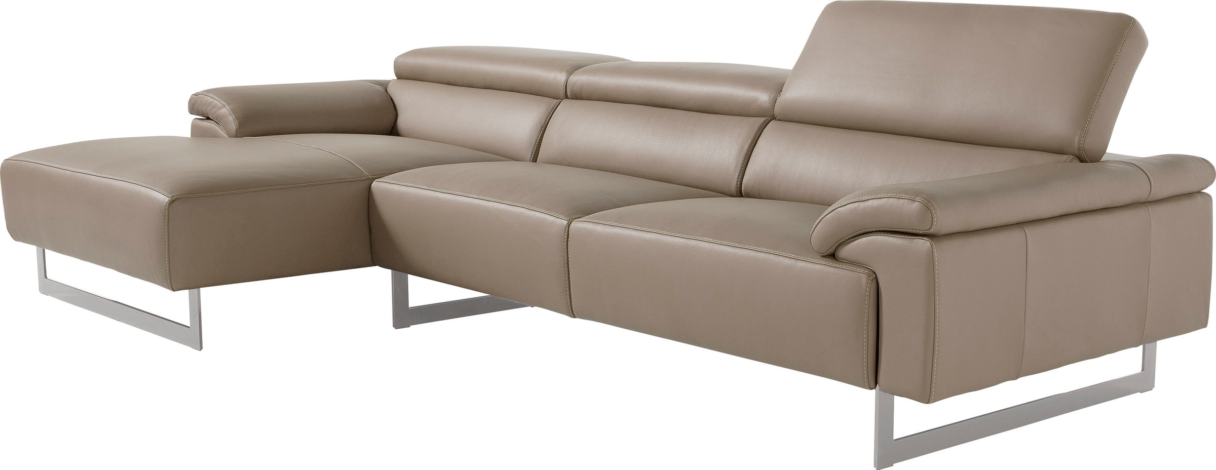 Egoitaliano Ecksofa "Malika, edel und bequem, Designsofa mit hochwertigen B günstig online kaufen