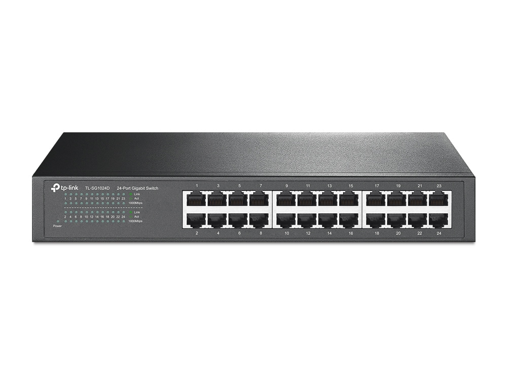 TP-Link Netzwerk-Switch »TL-SG1024D 24-Port Gigabit Desktop/Rackmount Switch«