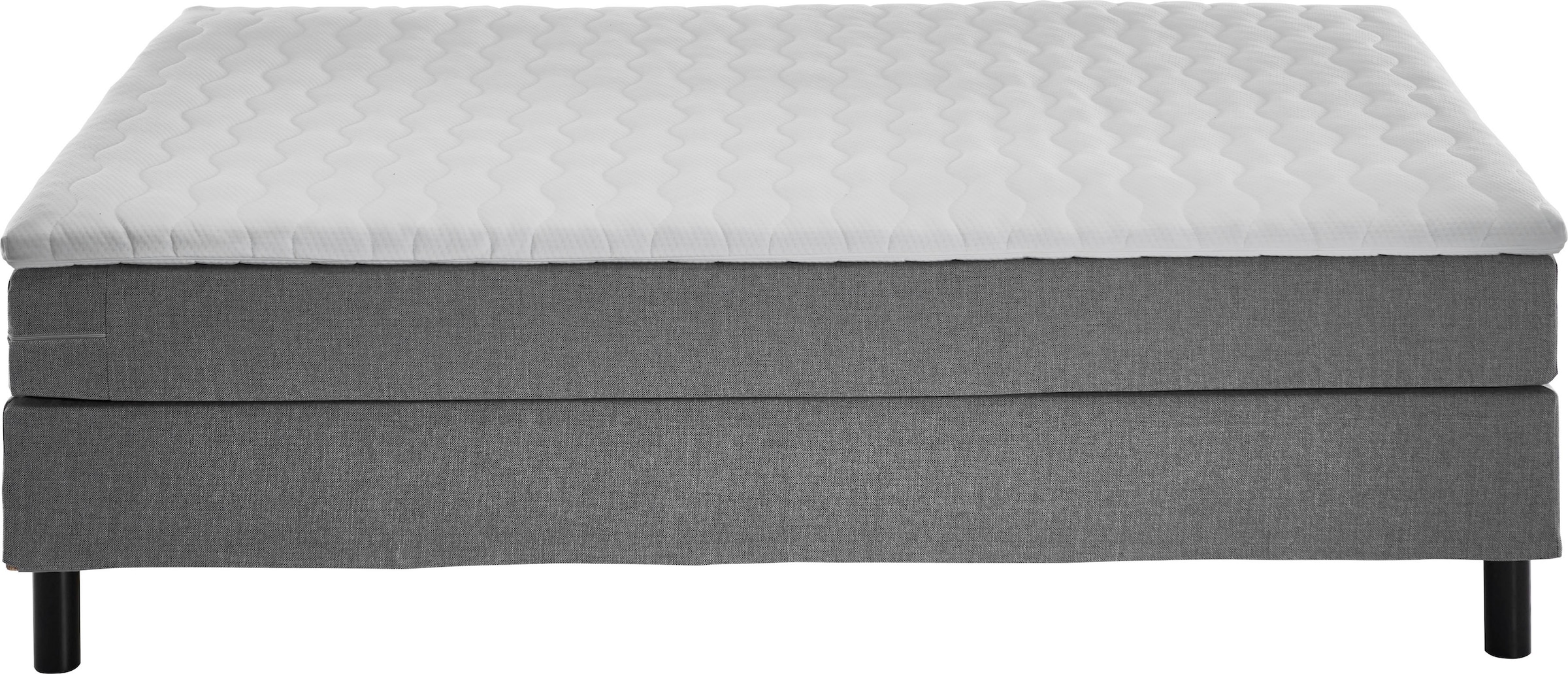 ATLANTIC home collection Boxbett »Happy«, ohne Kopfteil, mit Topper, wahlweise mit oder ohne Bettwaren