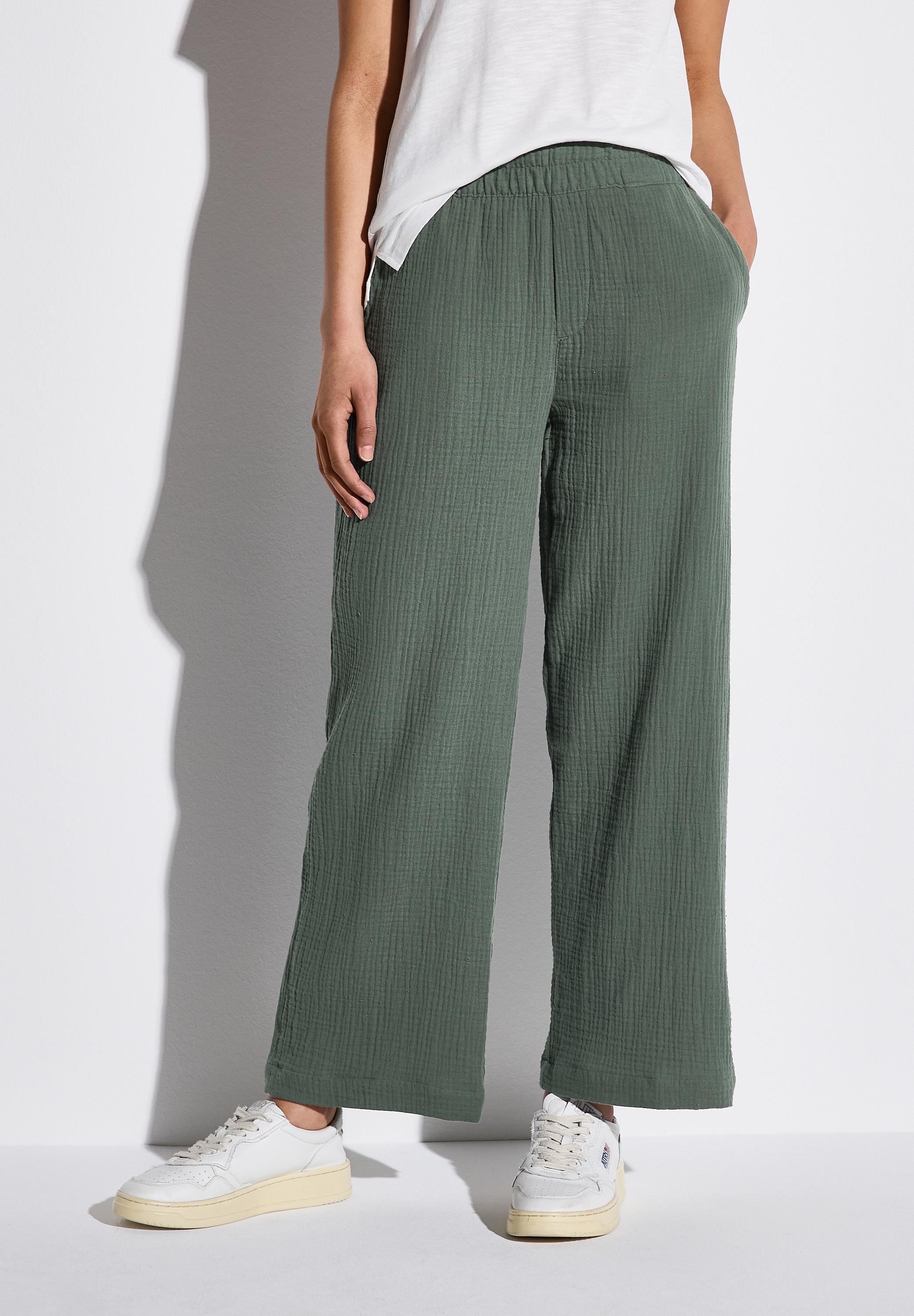STREET ONE Stoffhose, High Waist günstig online kaufen