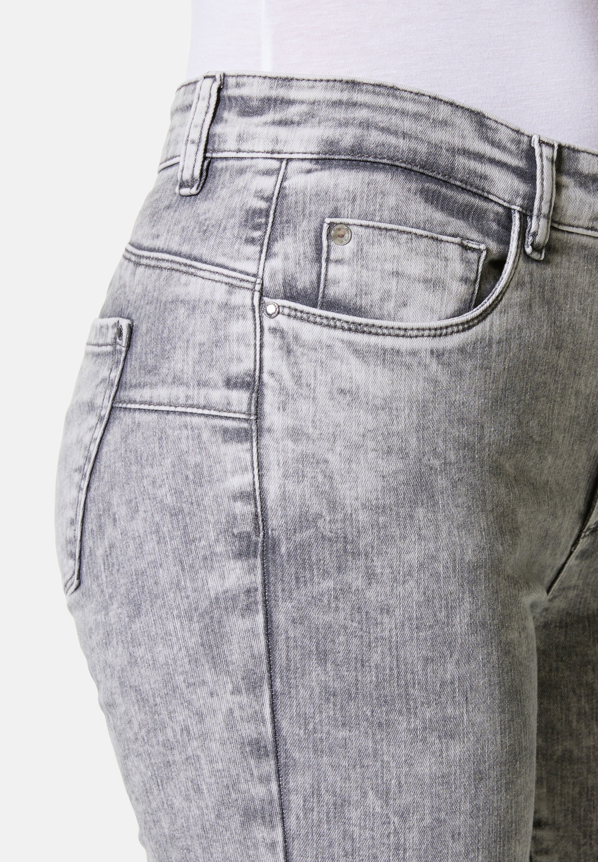 STOOKER WOMEN 5-Pocket-Jeans »Rio Print Skinny Fit«, Skinny Fit Casual Clean Wash Twill Magic Shape Effekt für Damen