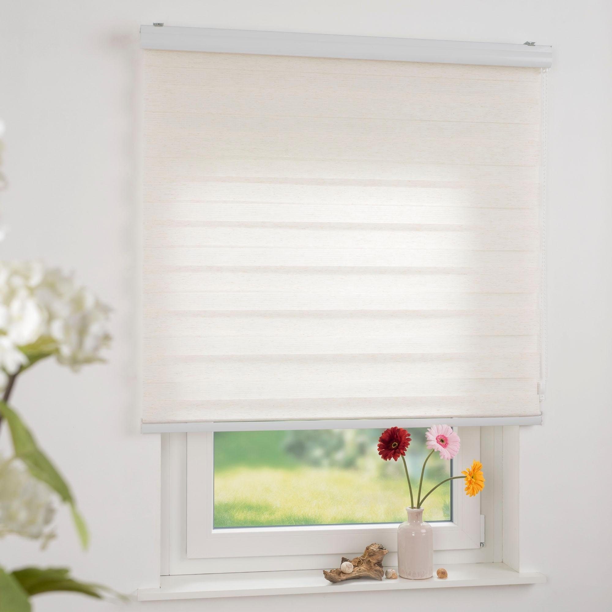 Liedeco Doppelrollo »Duo-Rollo mit Blende«, Lichtschutz