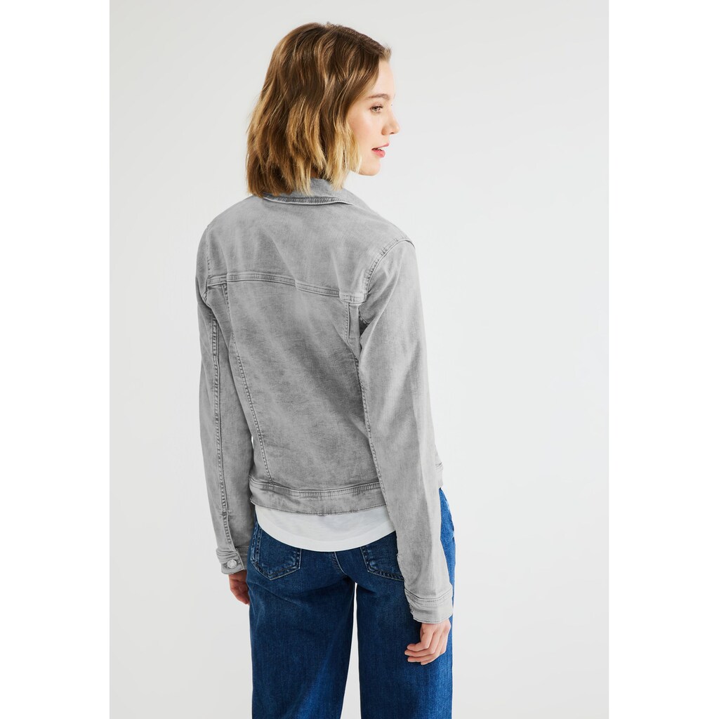 STREET ONE Jeansjacke, ohne Kapuze