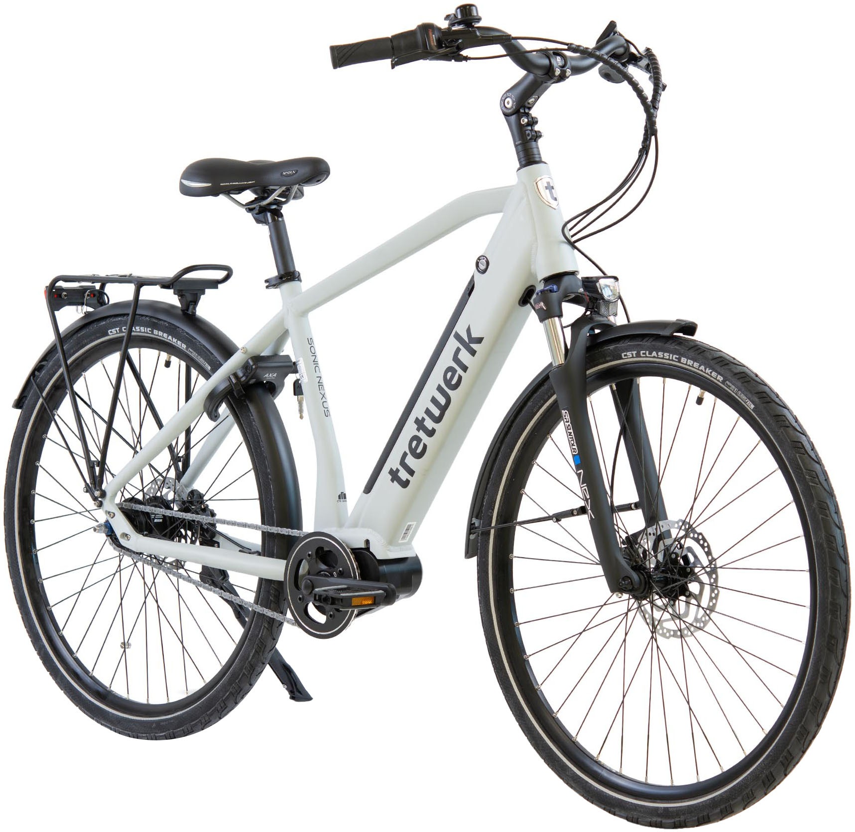 Tretwerk E-Bike "Sonic Nexus", 7 Gang, Mittelmotor 250 W, Pedelec, Elektrofahrrad für Damen u. Herren