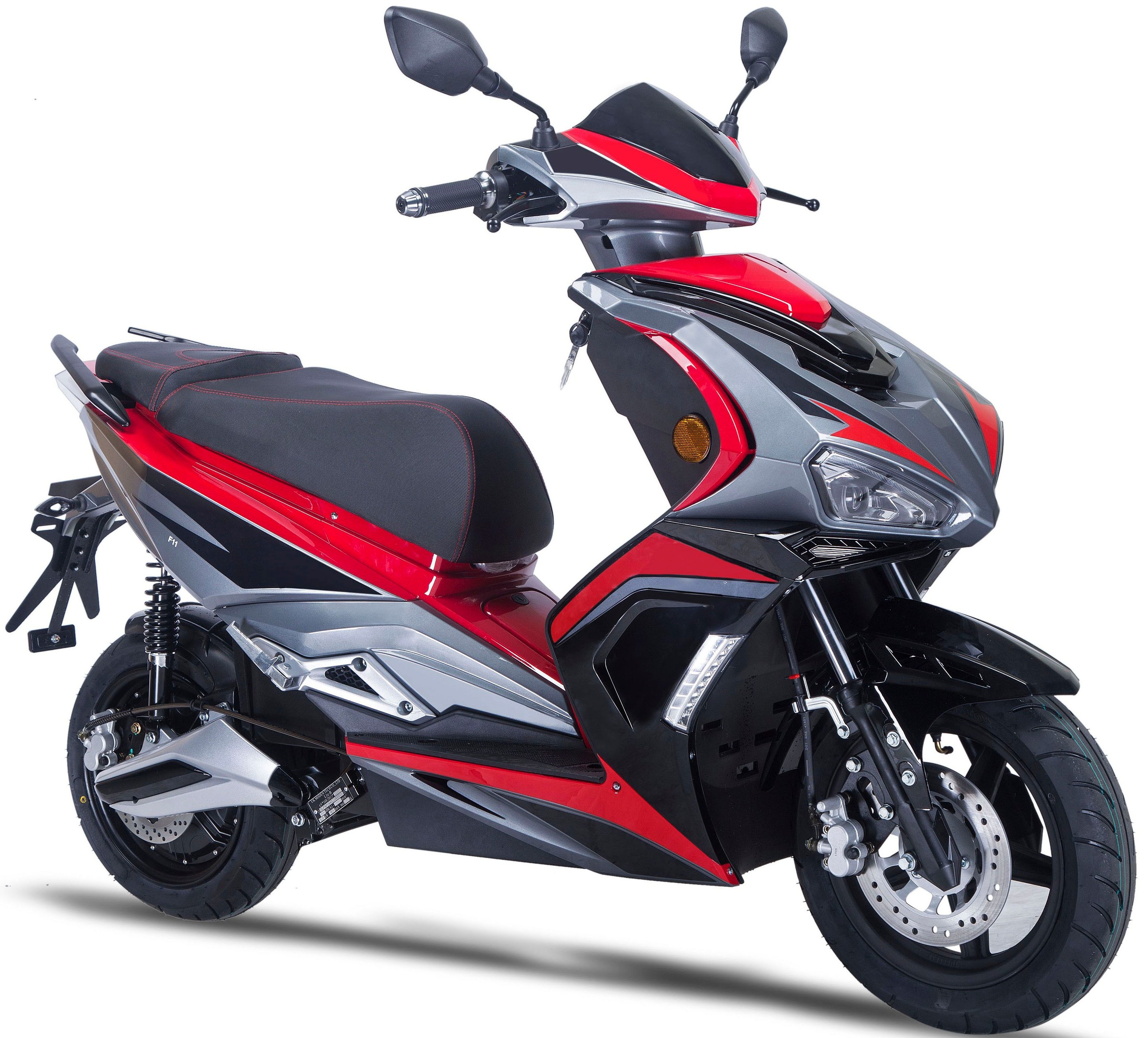 Gt Union  E-motorroller Estriker 45 Km/h, 3000 W, 45 Km/h, Euro 6, 70 Km, 4,2 Ps, Usb Ladedose Für Handy, Navi Etc.