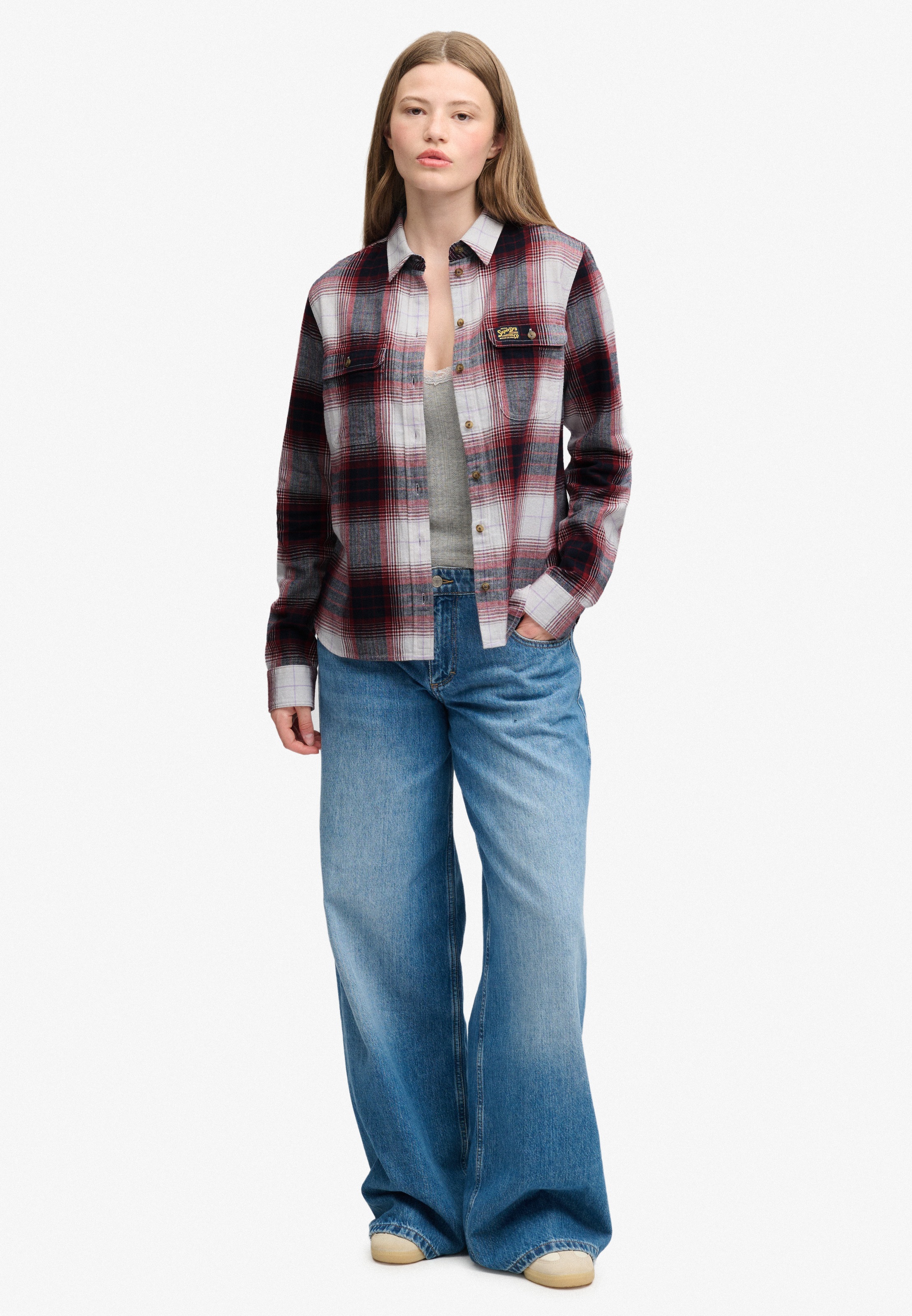 Superdry Karobluse »LUMBERJACK CHECK FLANNEL SHIRT« Baumwolle, regular fit
